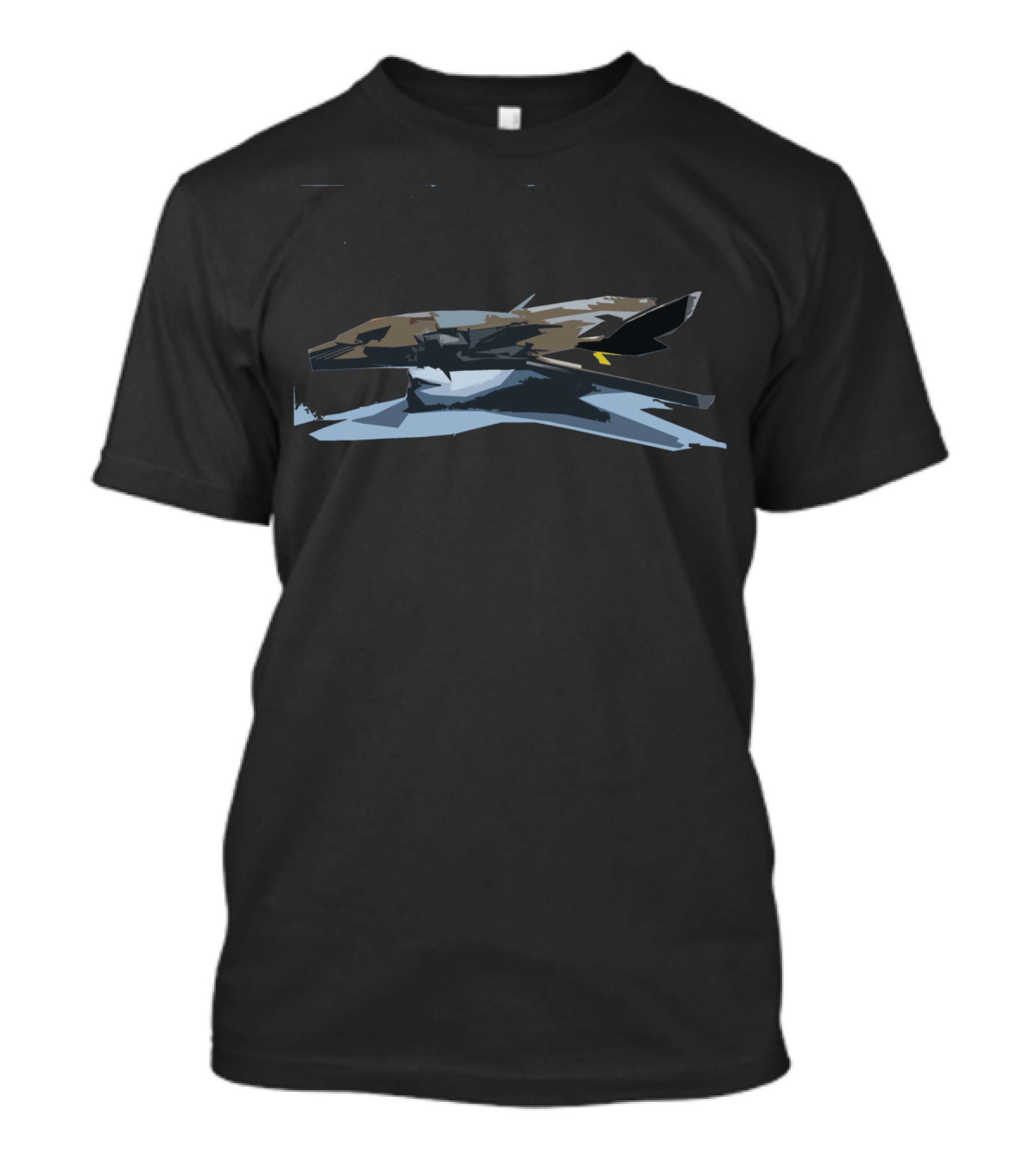 Canards Stealth Aircraft Vector T-Shirt