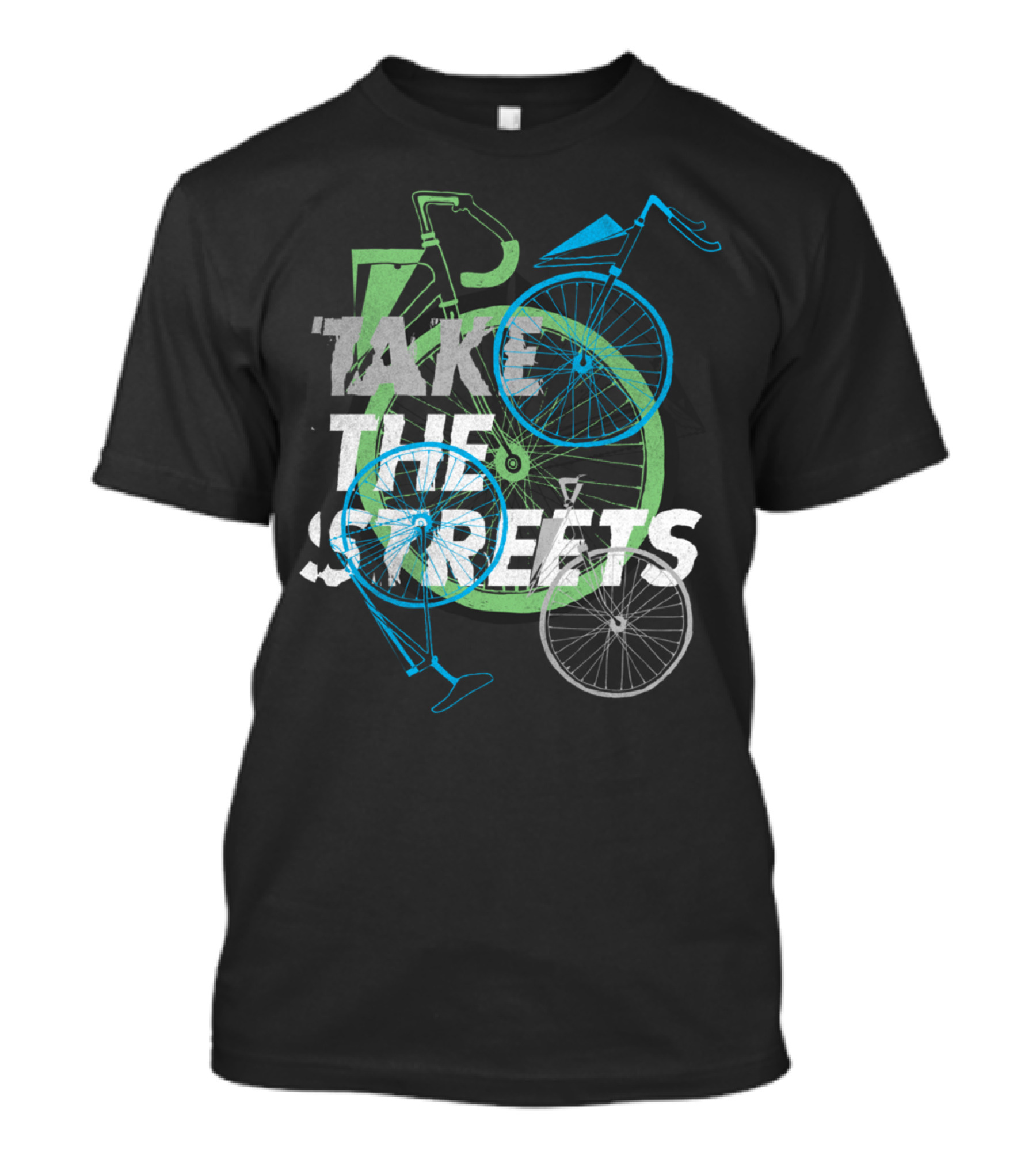 Take The Streets Bicycle Movement Urban Adventure T-Shirt