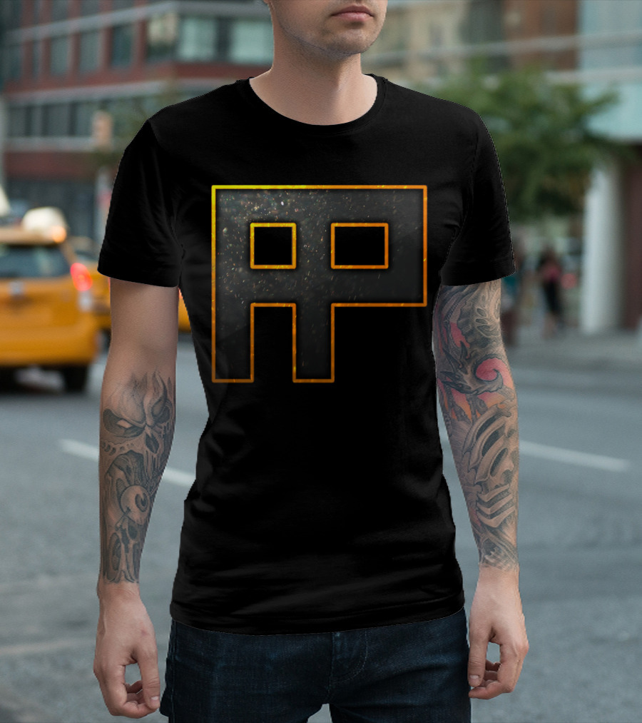 AP Logo Mug Pixelated Block-Like T-Shirt