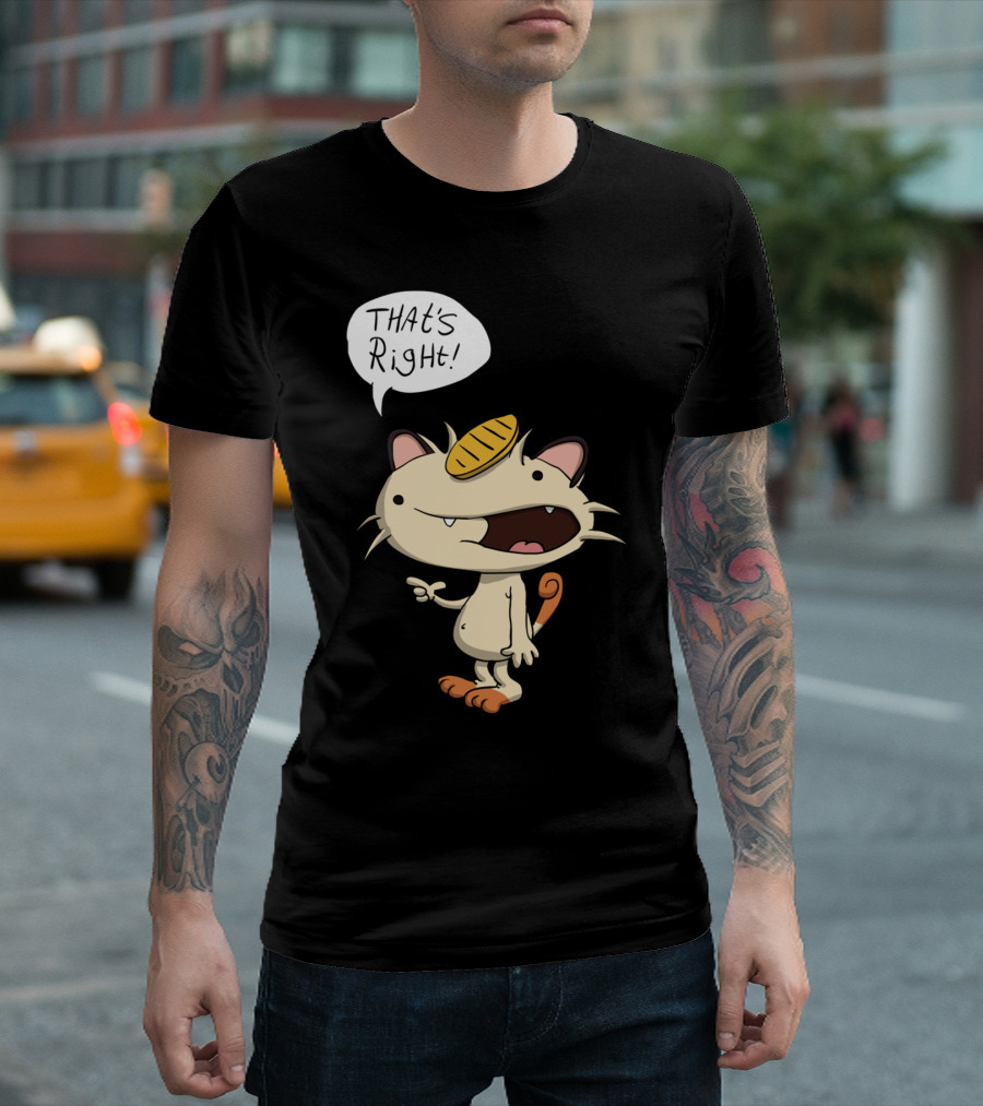 That's Right Talking Cat Meowth T-Shirt