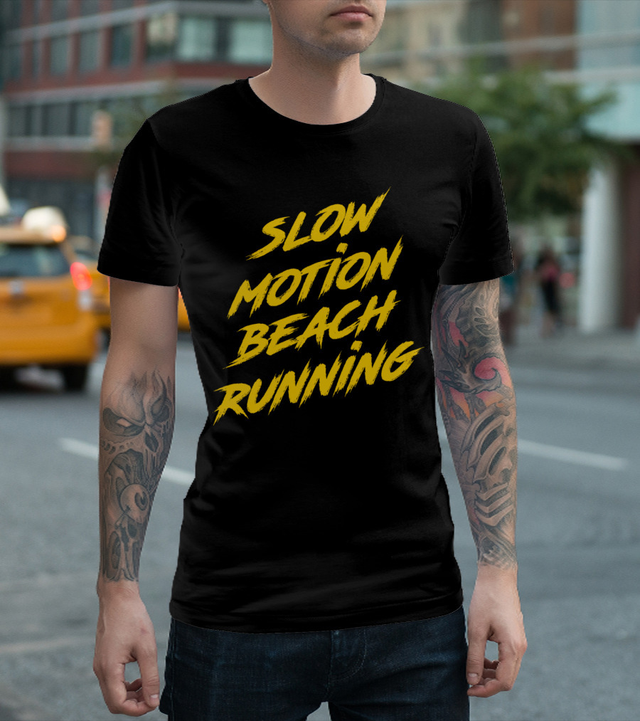 Slow Motion Beach Running T-Shirt