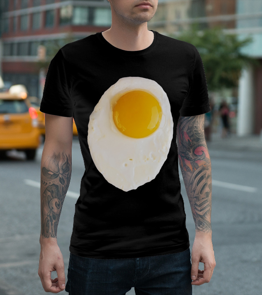 Fried Egg Aesthetic Egg Yolk T-Shirt