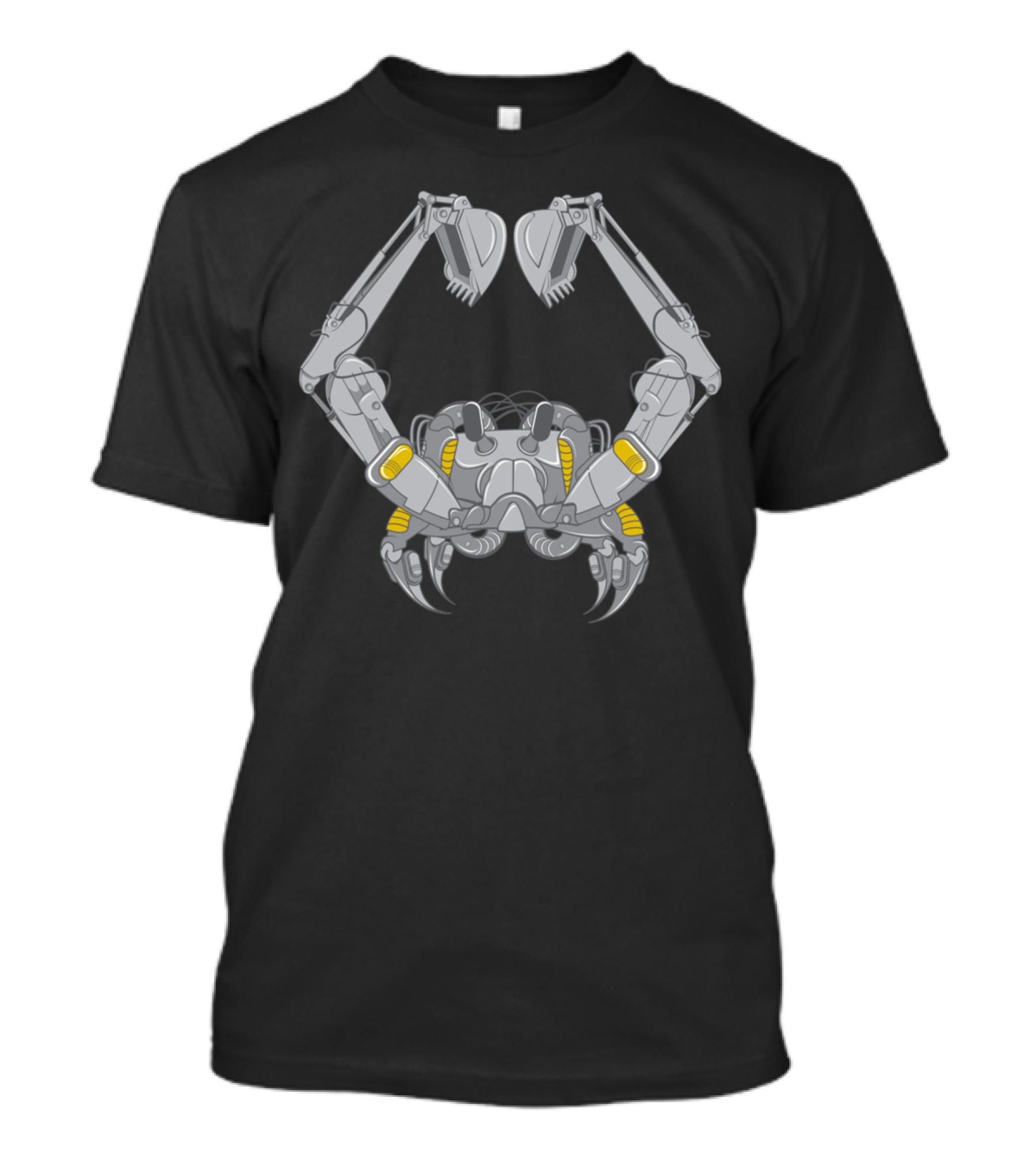 Crab Digger Robotic Excavator Claw Machine T-Shirt