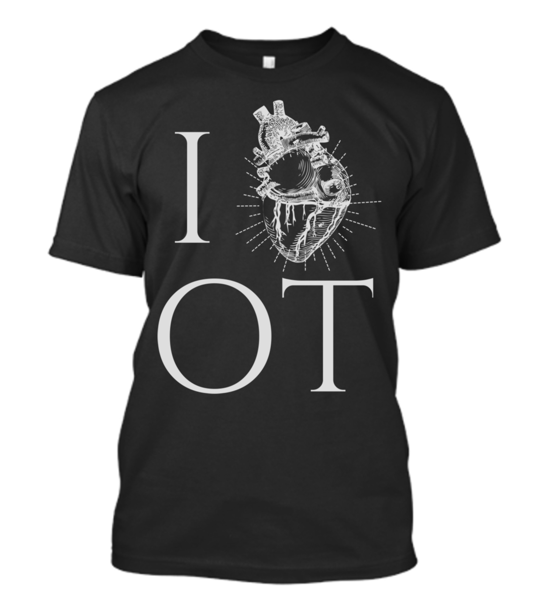 I Heart OT Occupational Therapy Pride T-Shirt