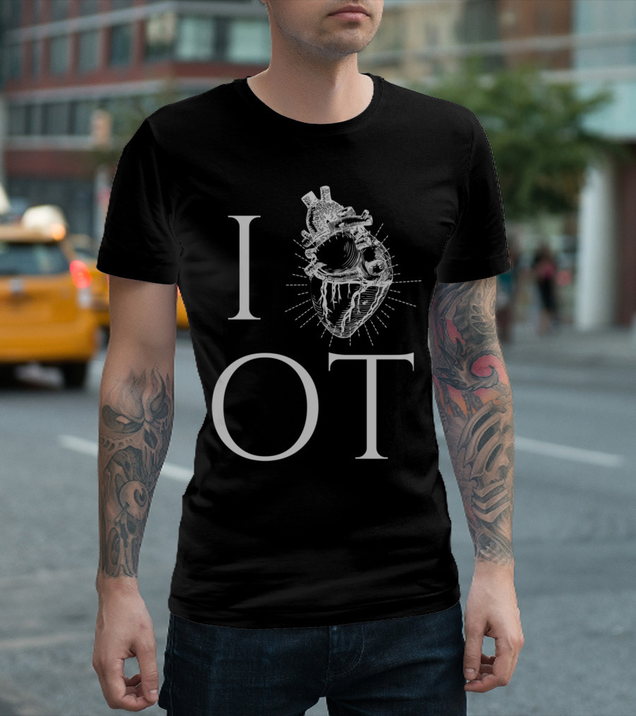 I Heart OT Occupational Therapy Pride T-Shirt