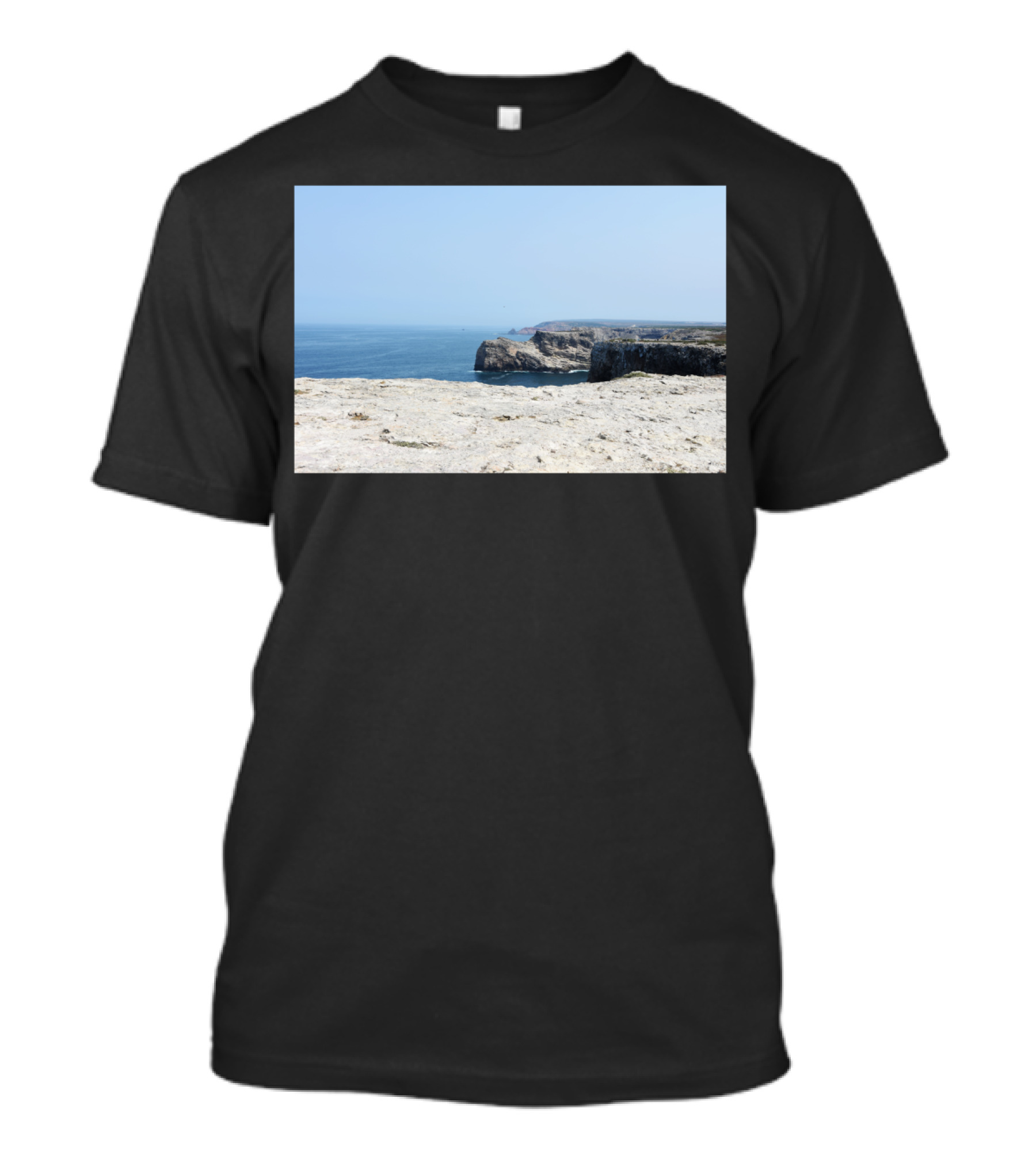 Beaches Rocks Coastal Cliffs And Ocean View T-Shirt
