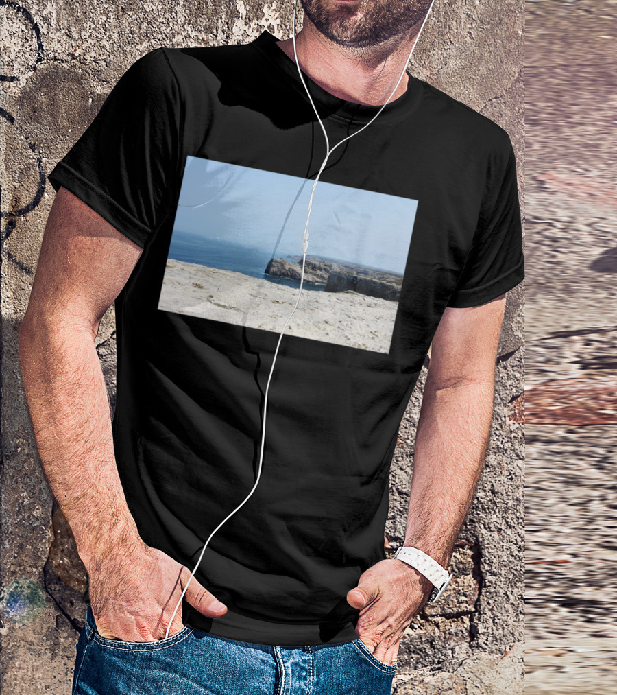 Beaches Rocks Coastal Cliffs And Ocean View T-Shirt