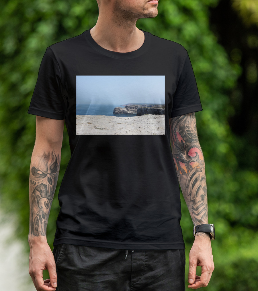 Beaches Rocks Coastal Cliffs And Ocean View T-Shirt
