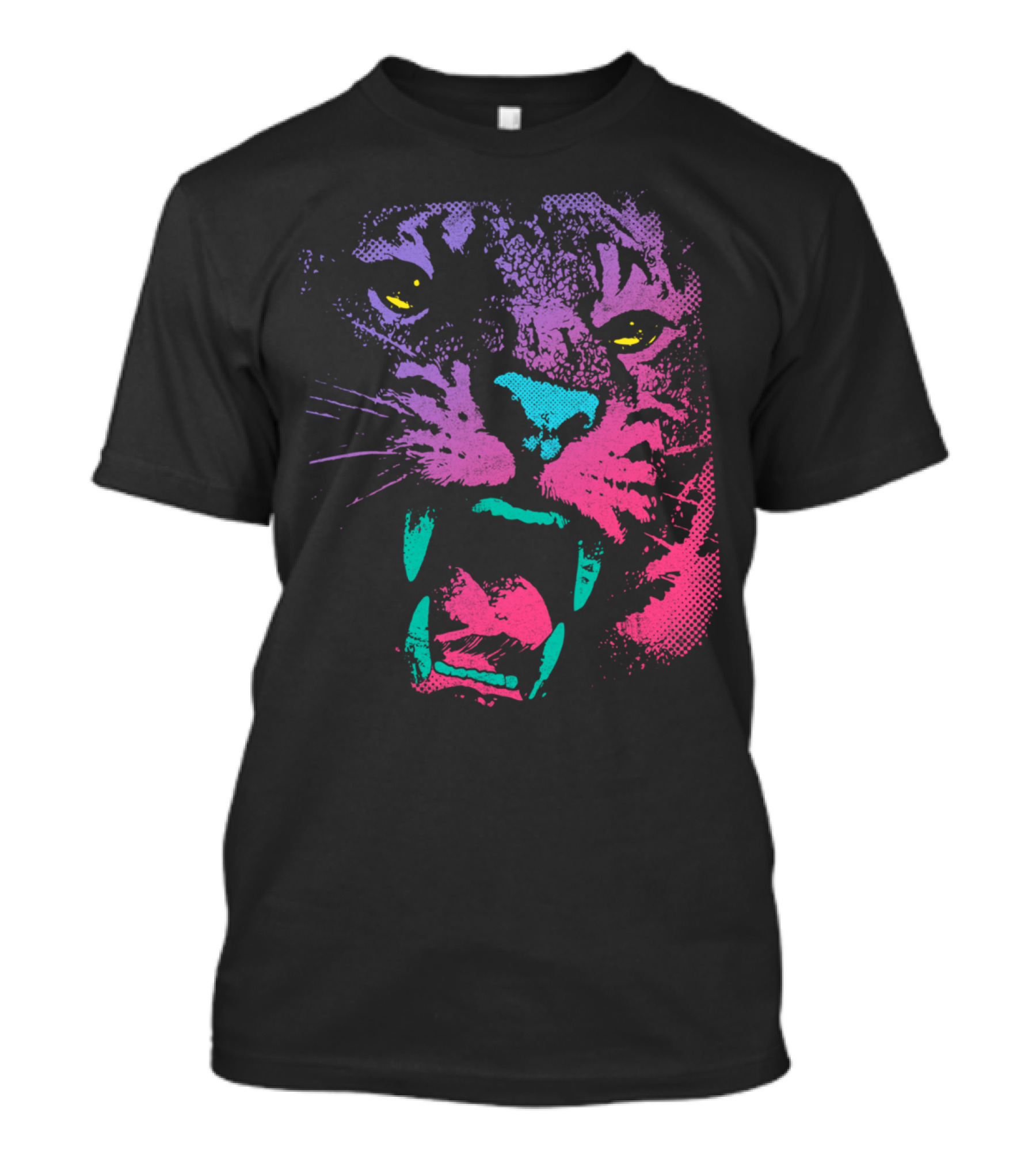 Wild Pop Thing Neon Animal Expression T-Shirt