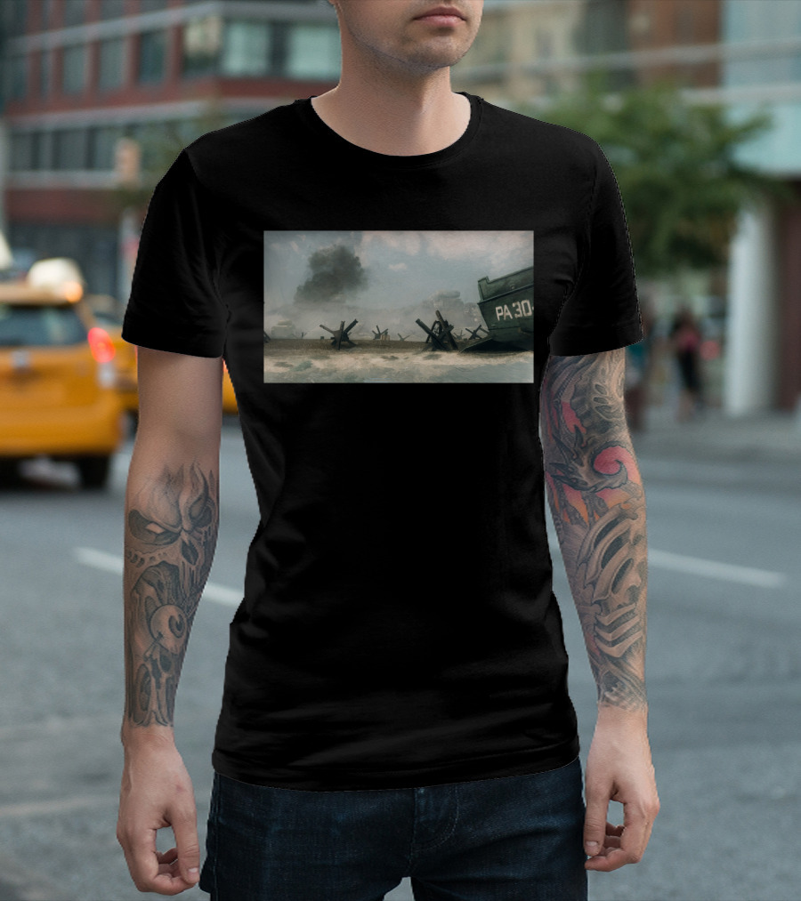 PA30 Beach Landing Scene T-Shirt