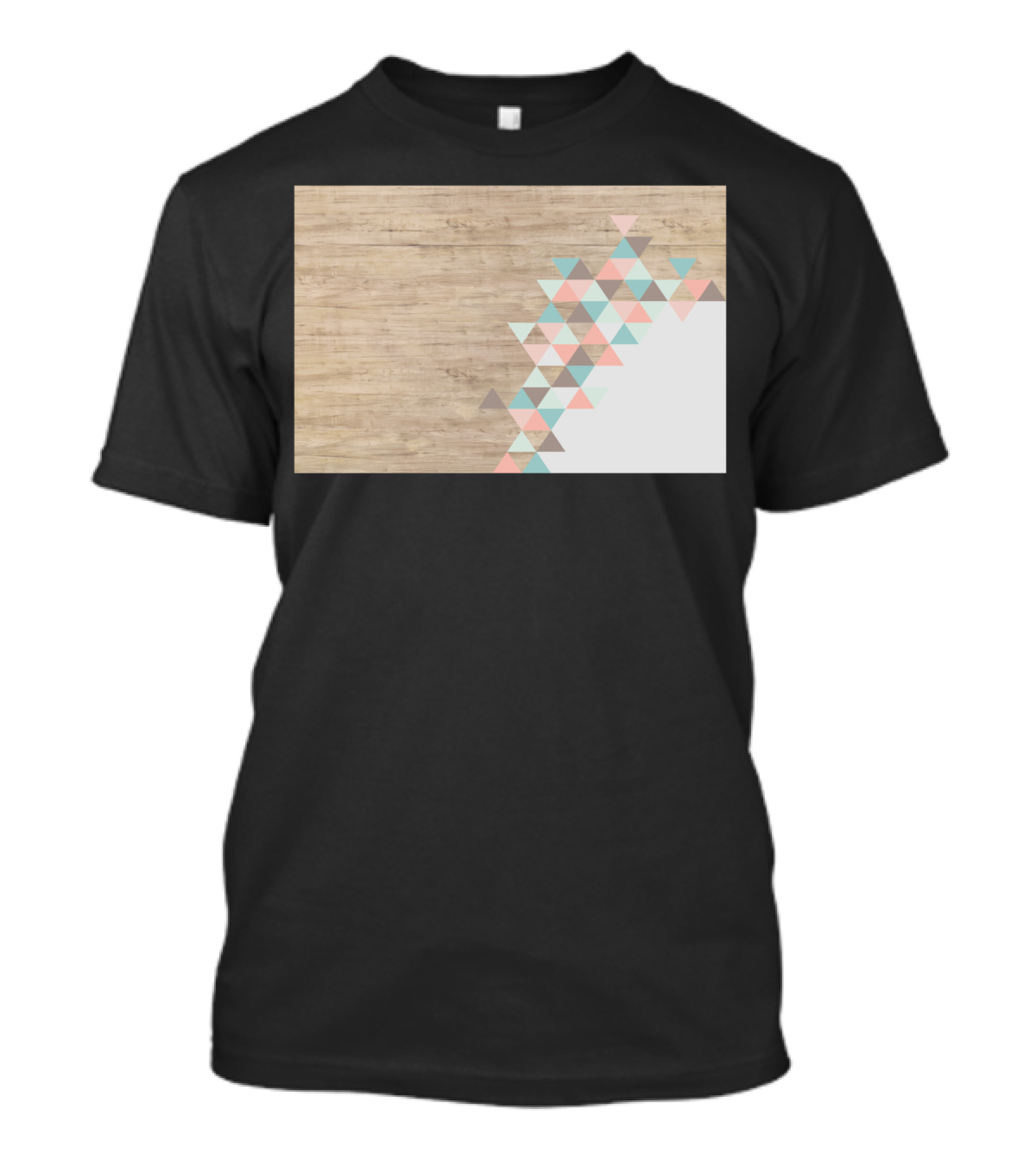 Archiwoo Triangular Pattern Geometric T-Shirt