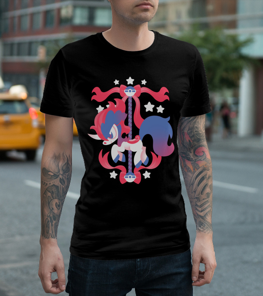 Carousel Colt Magical Stars Mystical Pony T-Shirt