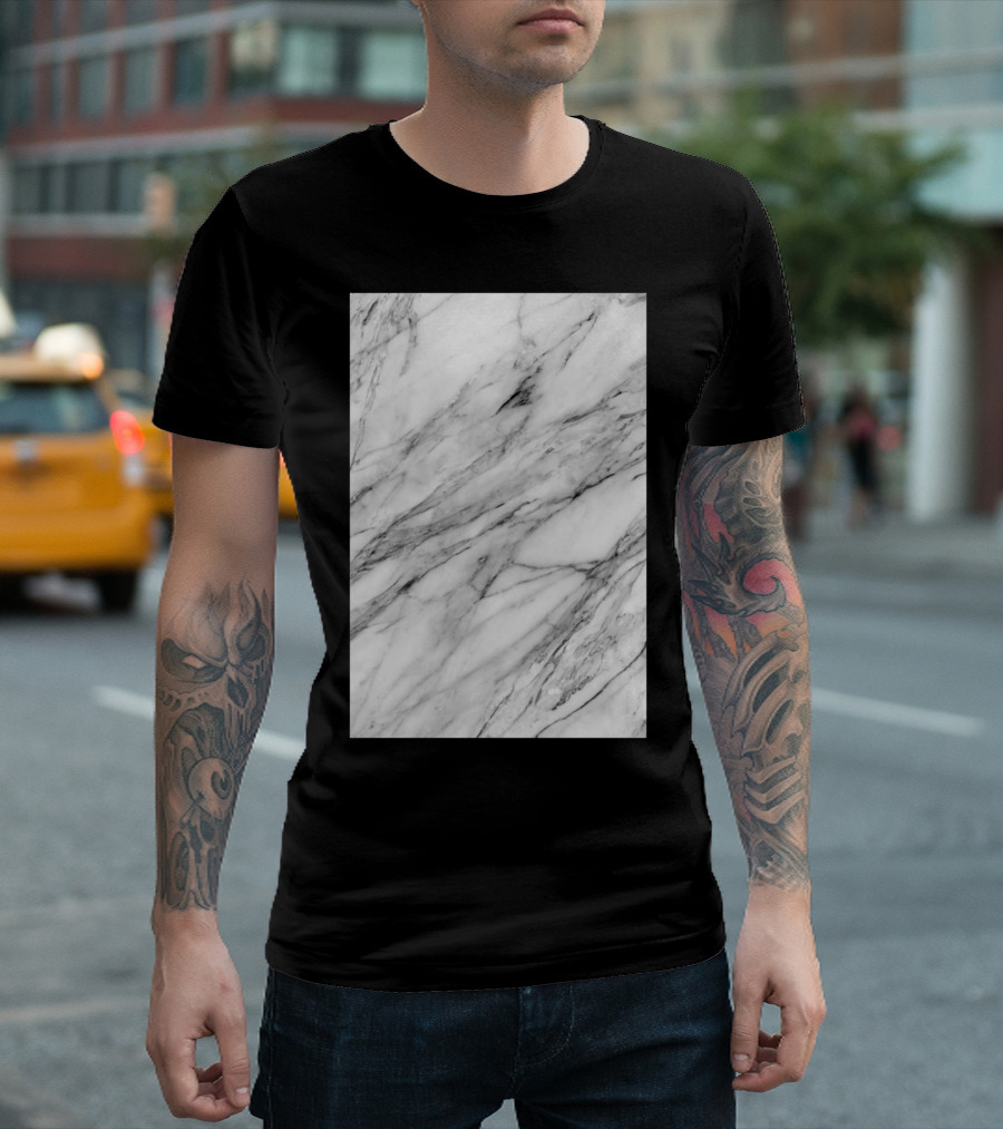 Carrara Marble Texture T-Shirt