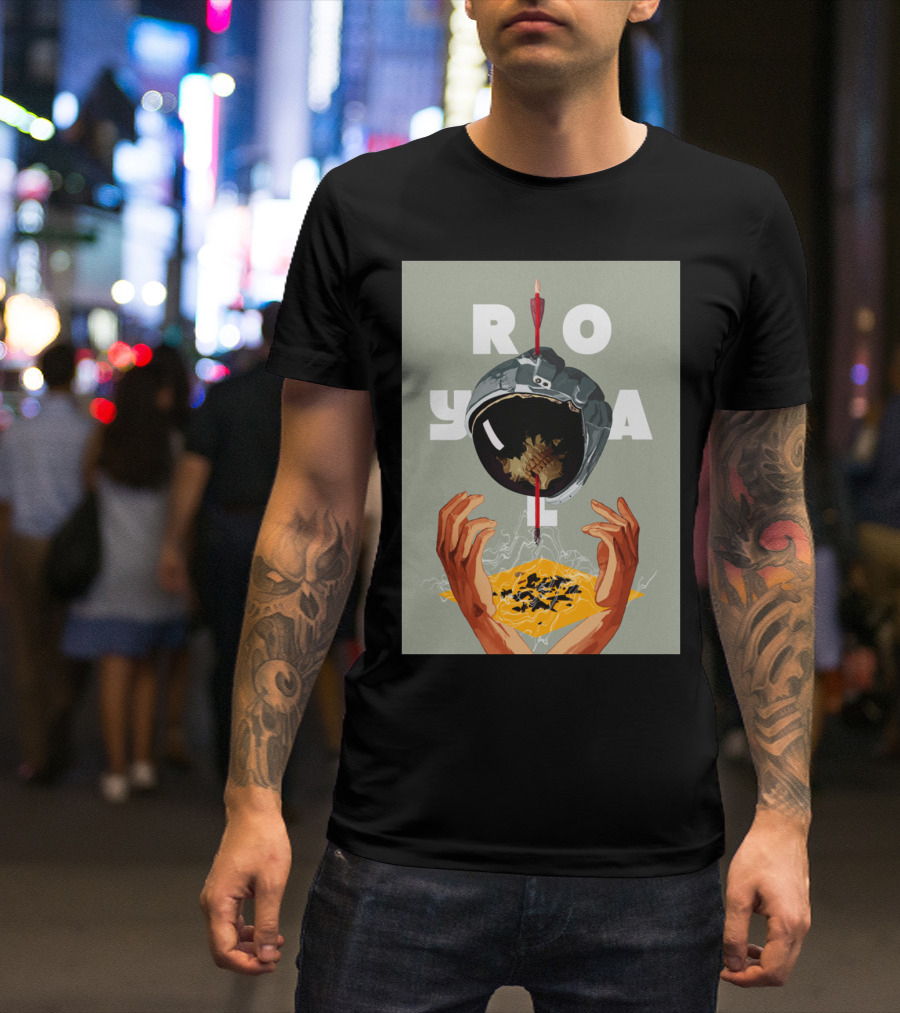 ROYAL Helmet Arrow Floating Hands T-Shirt