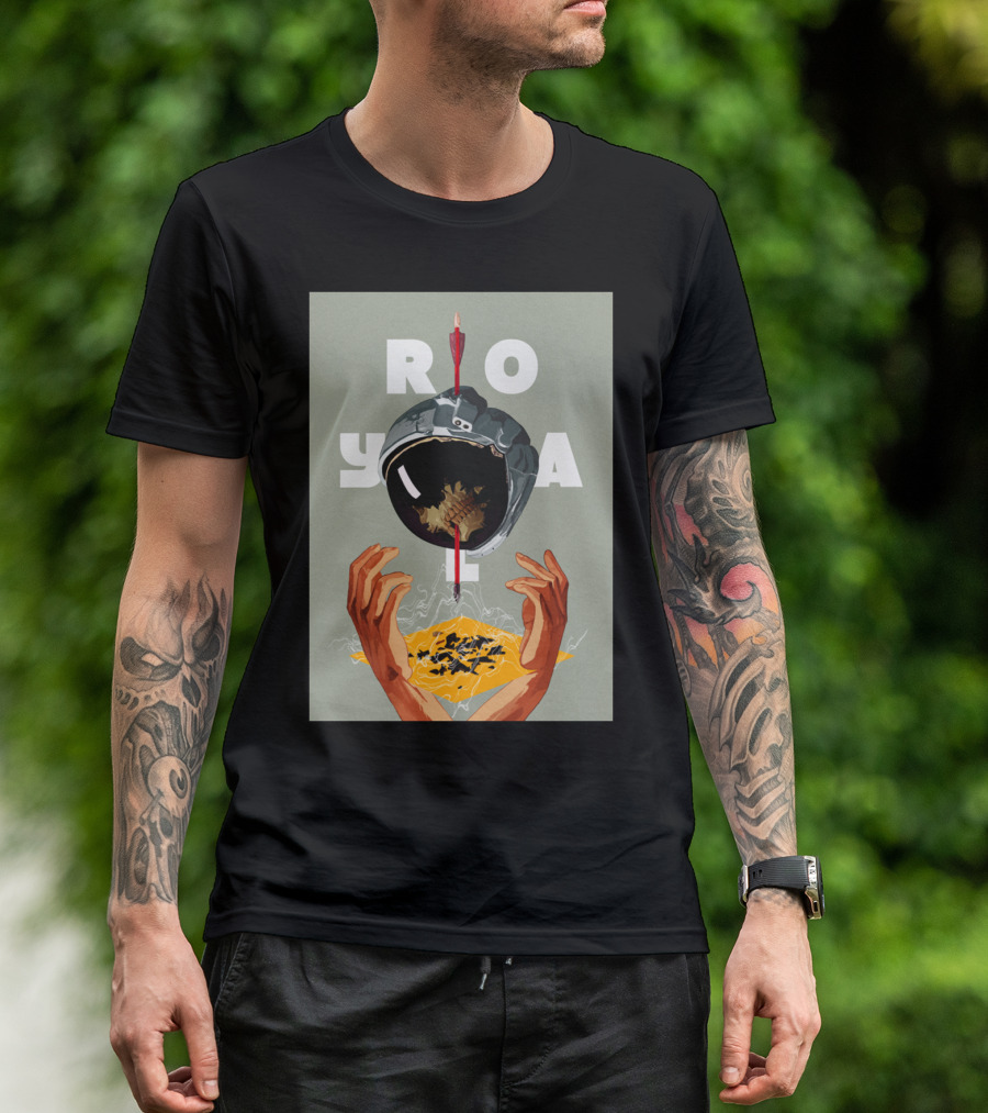ROYAL Helmet Arrow Floating Hands T-Shirt