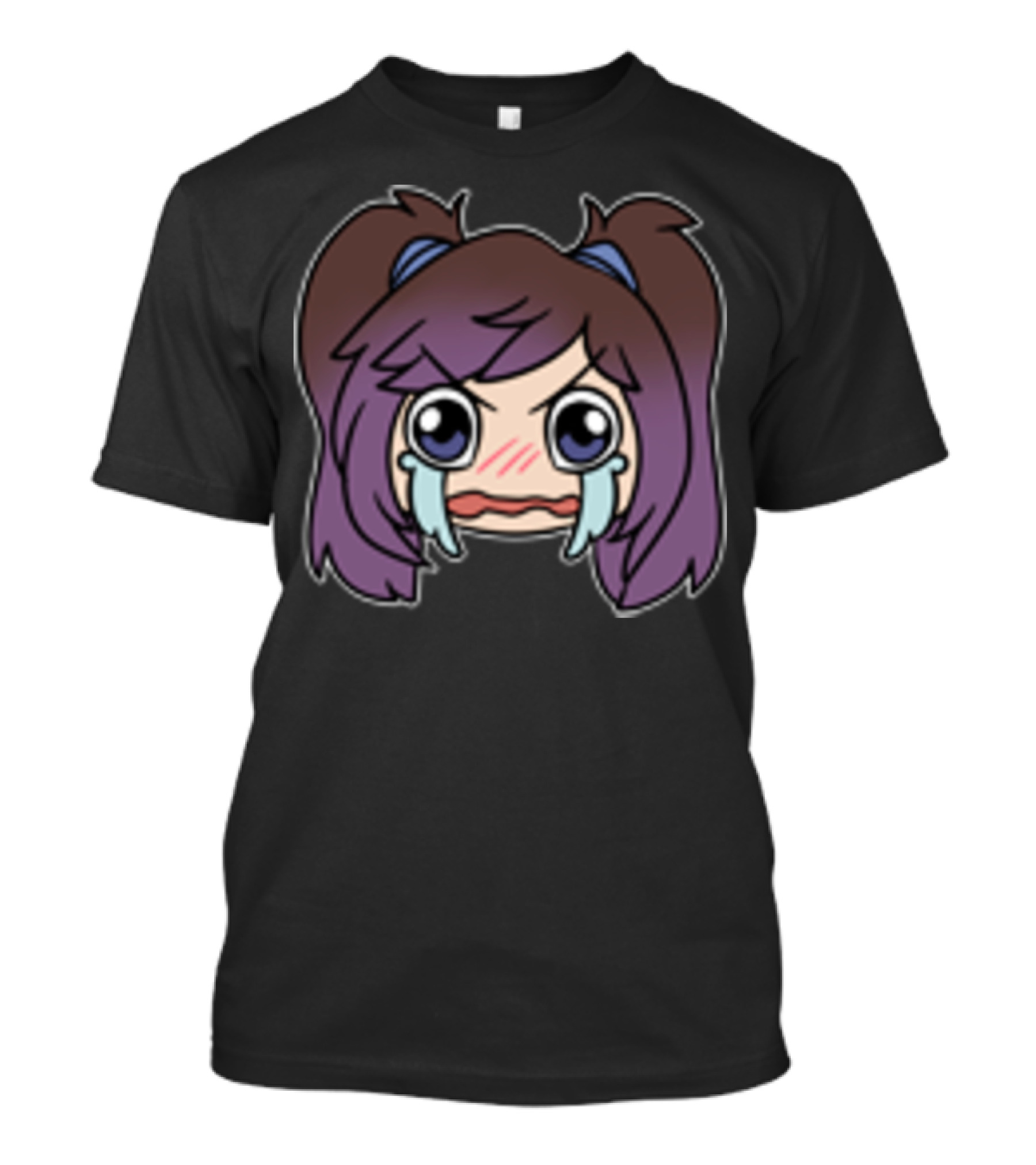 AriCry Chibi Style Crying Face Expression Emo Anime Cup T-Shirt