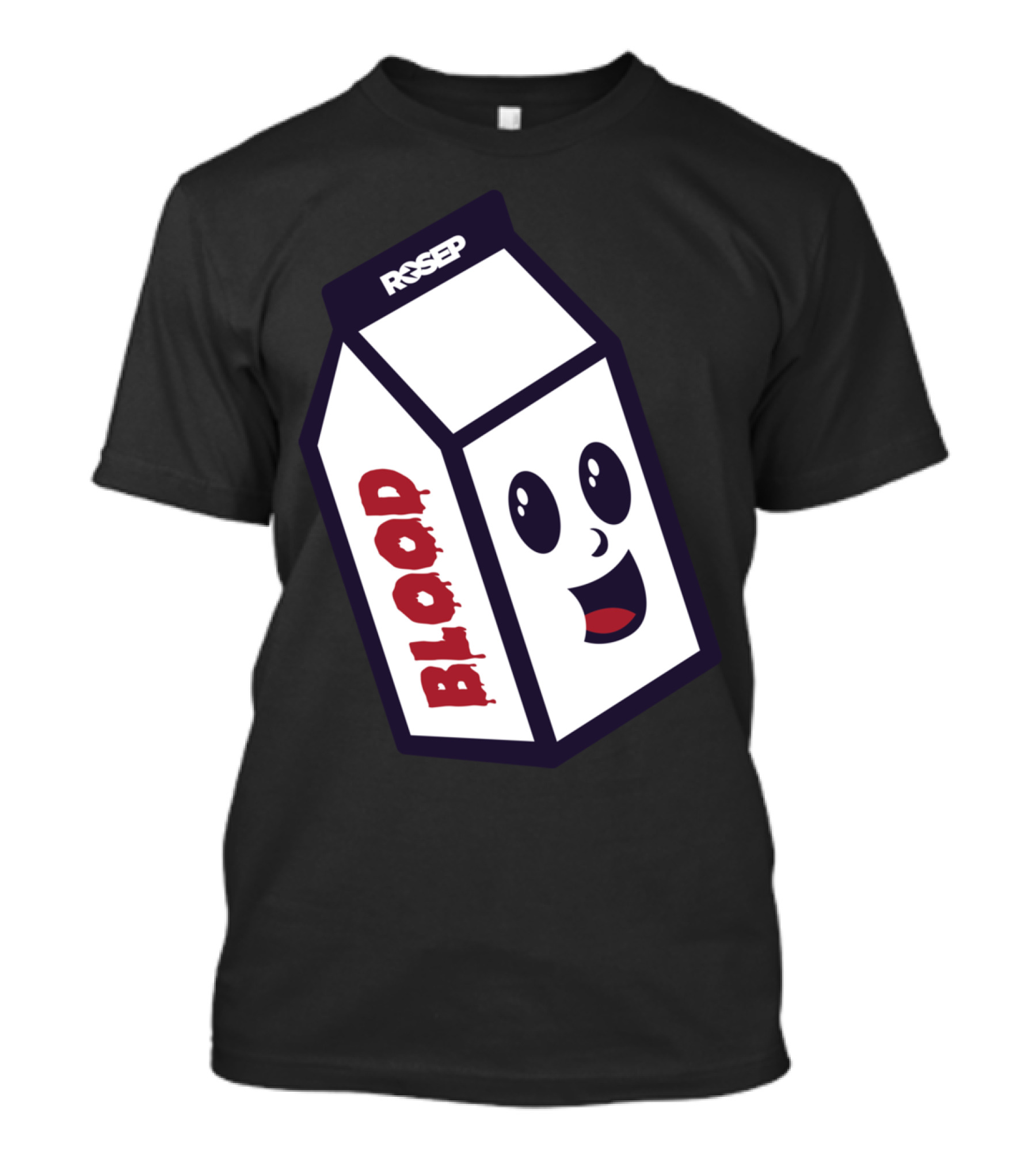 RSEEP Blood Carton With Happy Face T-Shirt