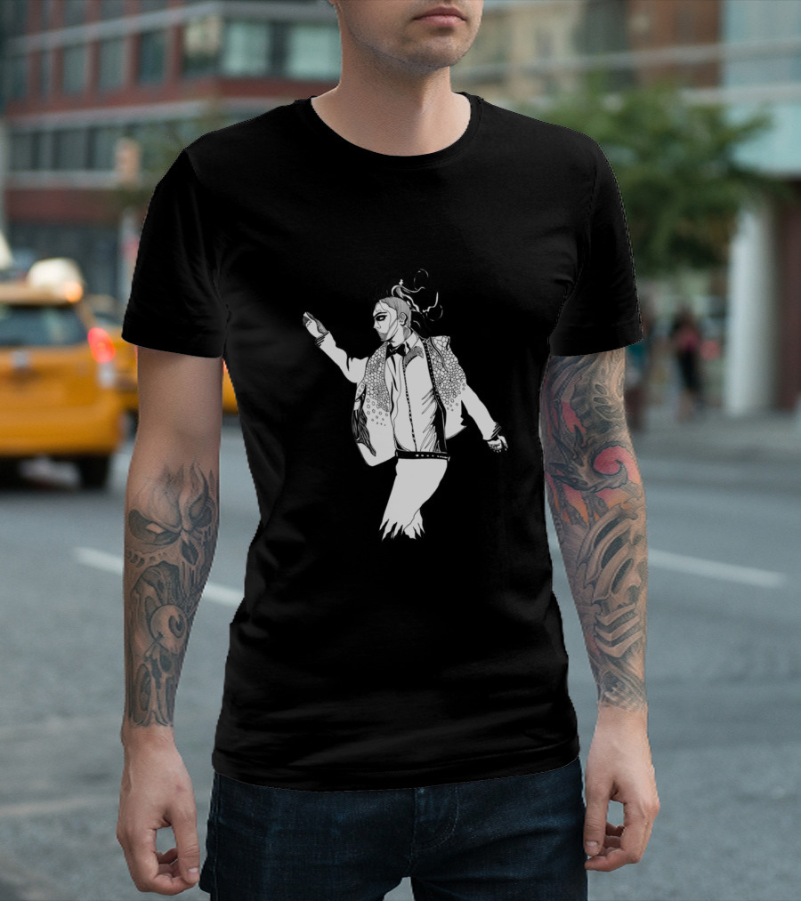 Xtal Monochrome Character in Motion T-Shirt