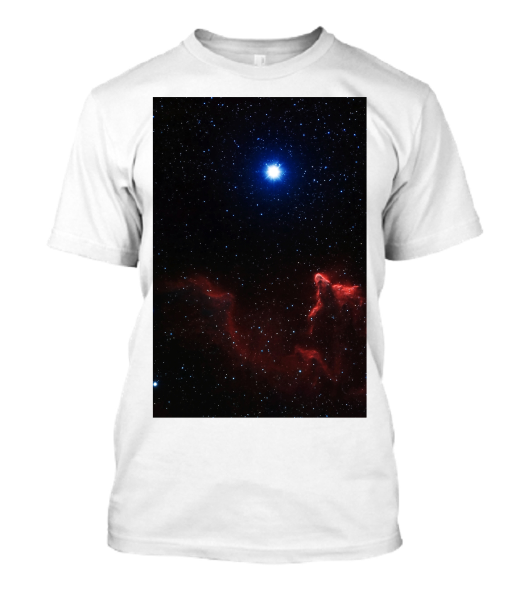 Gamma Cassiopeiae Nebula Star Field And Emission Nebulae Constellation T-Shirt