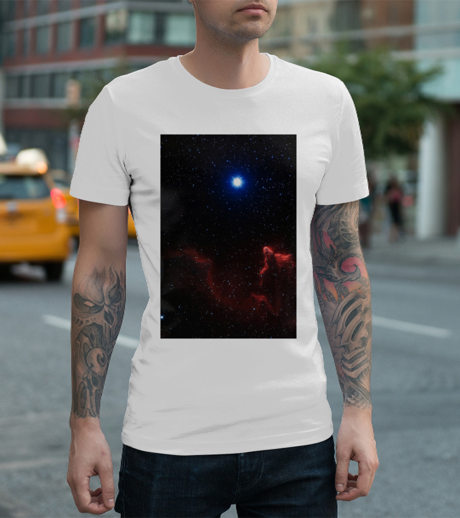Gamma Cassiopeiae Nebula Star Field And Emission Nebulae Constellation T-Shirt