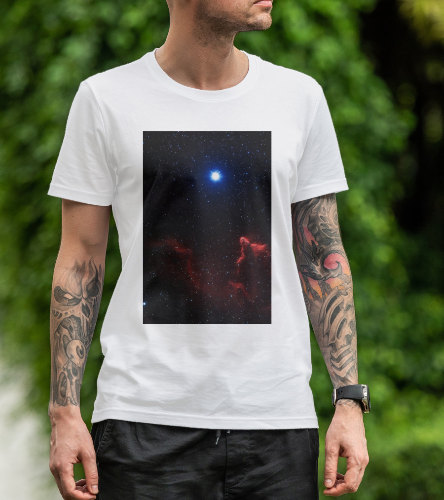 Gamma Cassiopeiae Nebula Star Field And Emission Nebulae Constellation T-Shirt