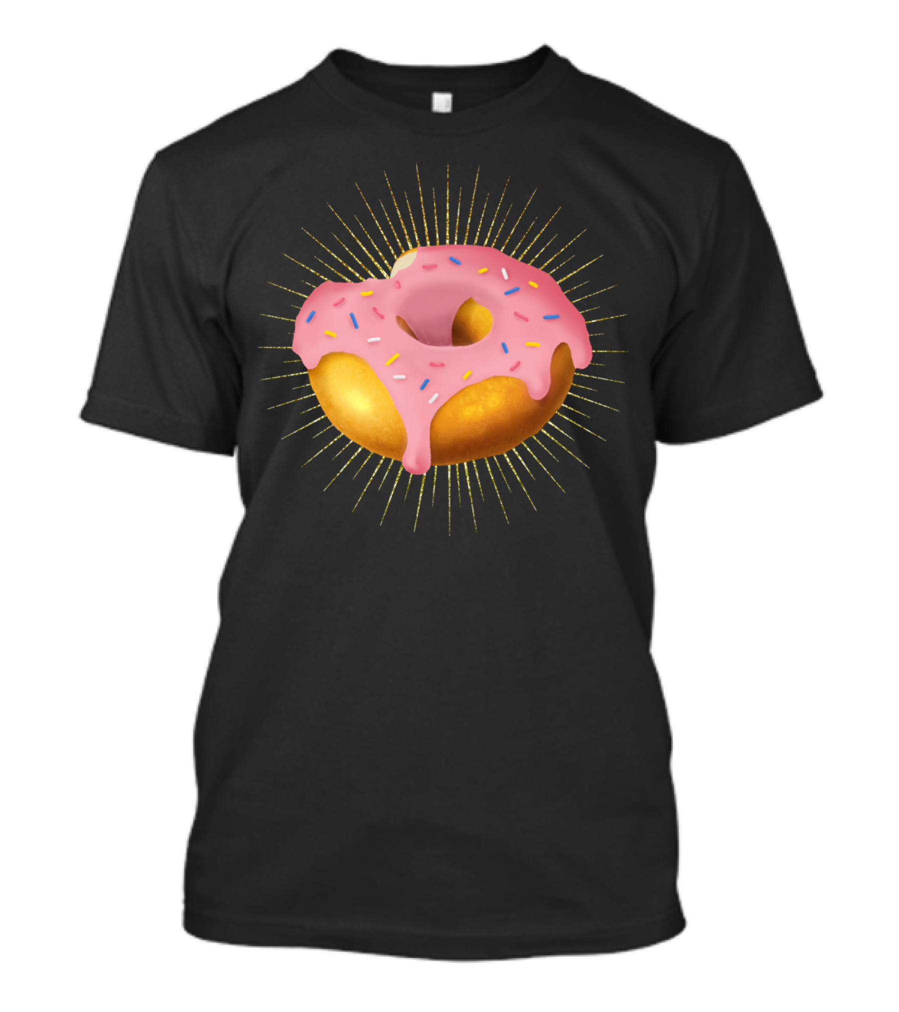 Sprinkle-Covered Donut Perfection Radiant Delight T-Shirt