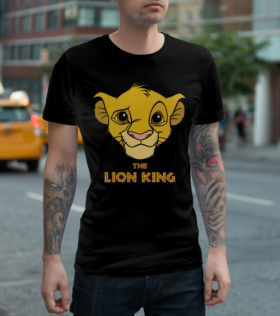 The Lion King Young Simba Face T-Shirt