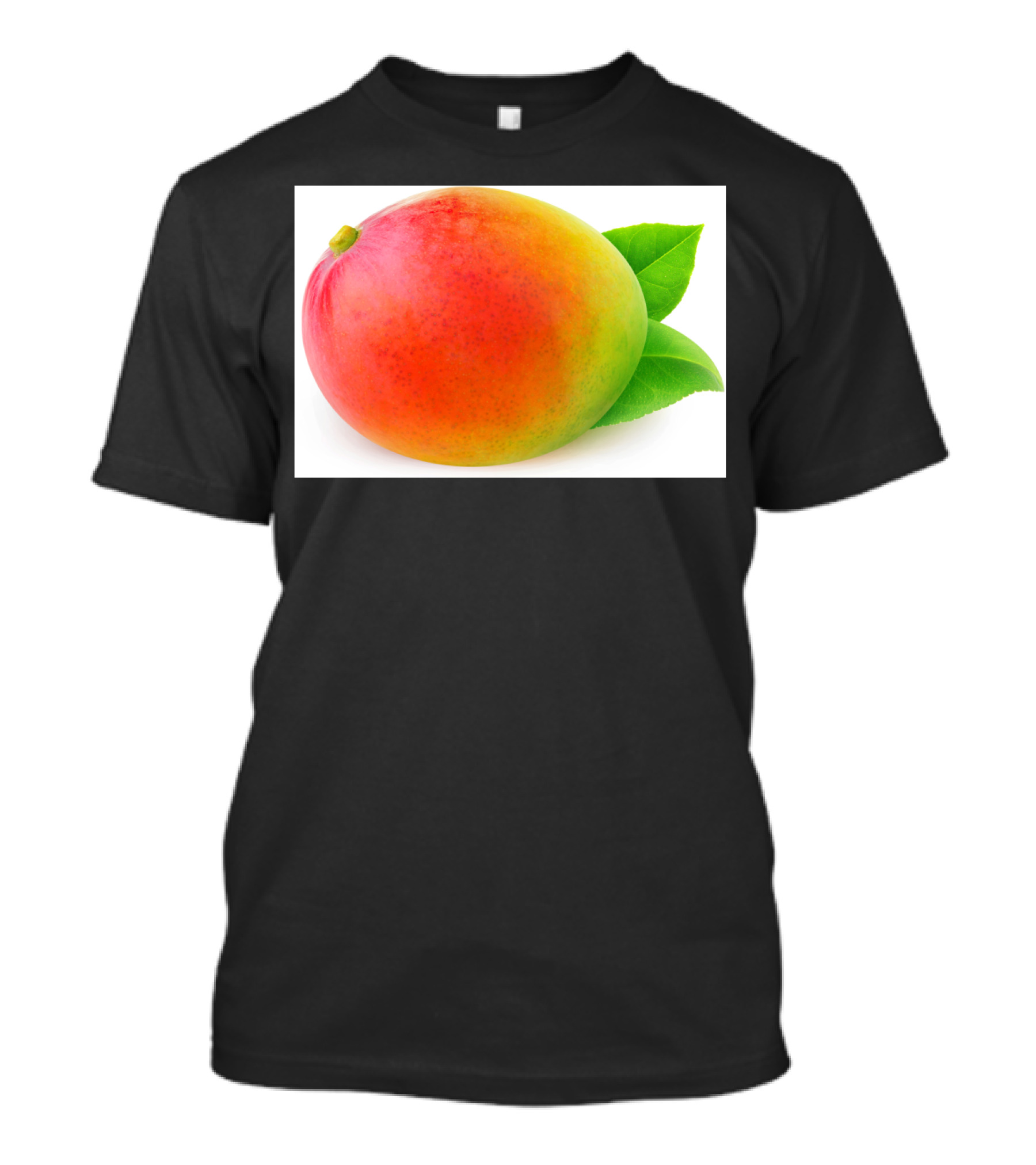 Mango Fruit With Green Leaves T-Shirt