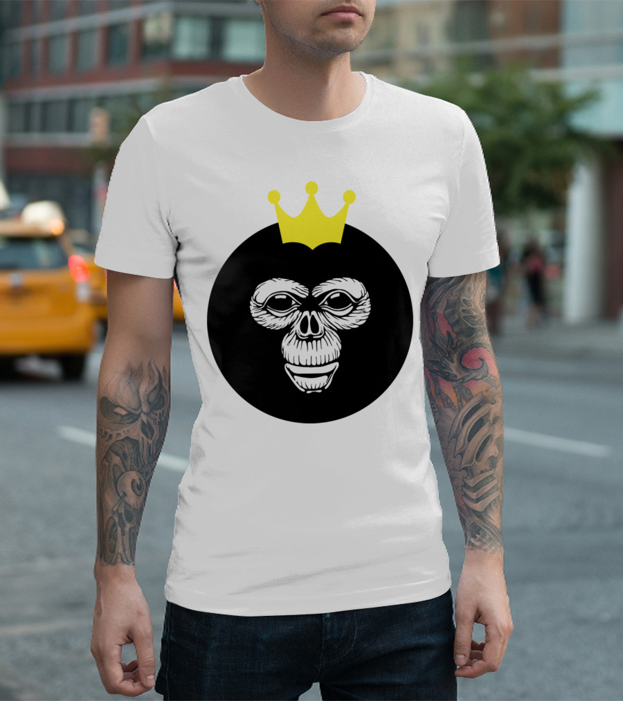 King Monkey Crown Head T-Shirt