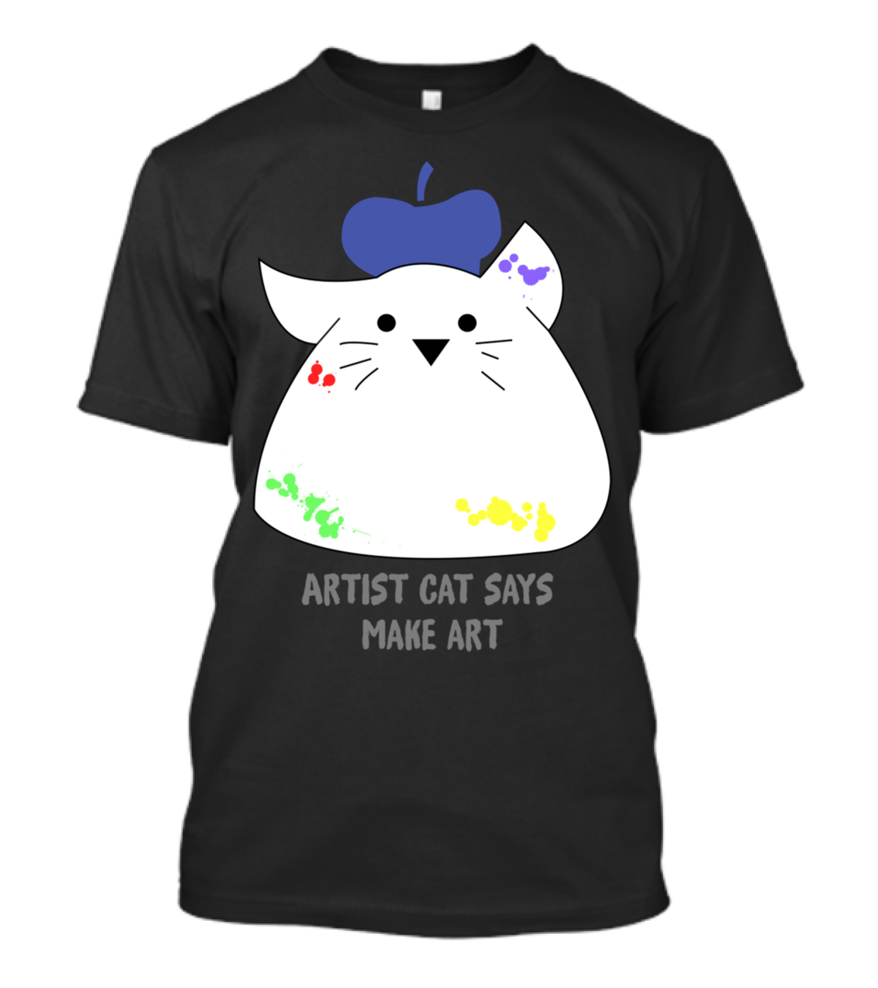 Artist Cat Says Make T-Shirt