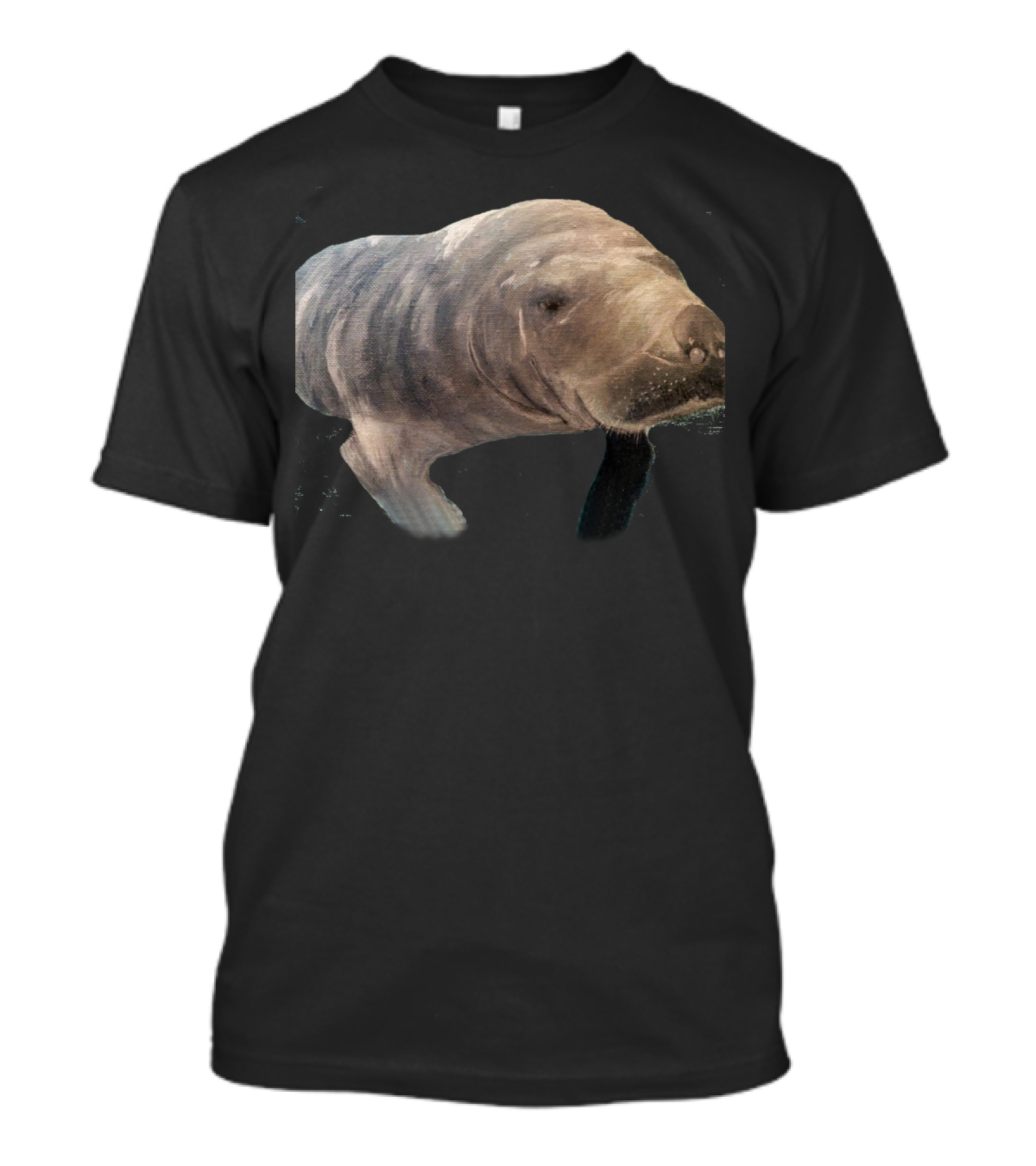 Gentle Giant Manatee Painting T-Shirt