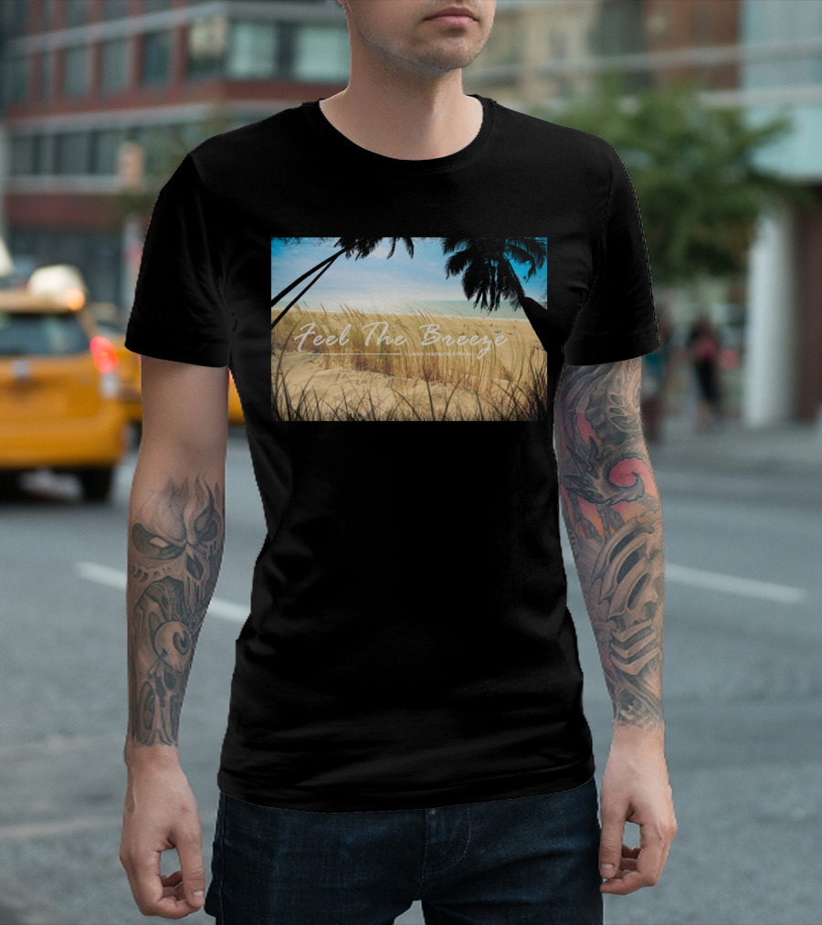 Feel The Breeze Sunny Harbor Palm Beach T-Shirt