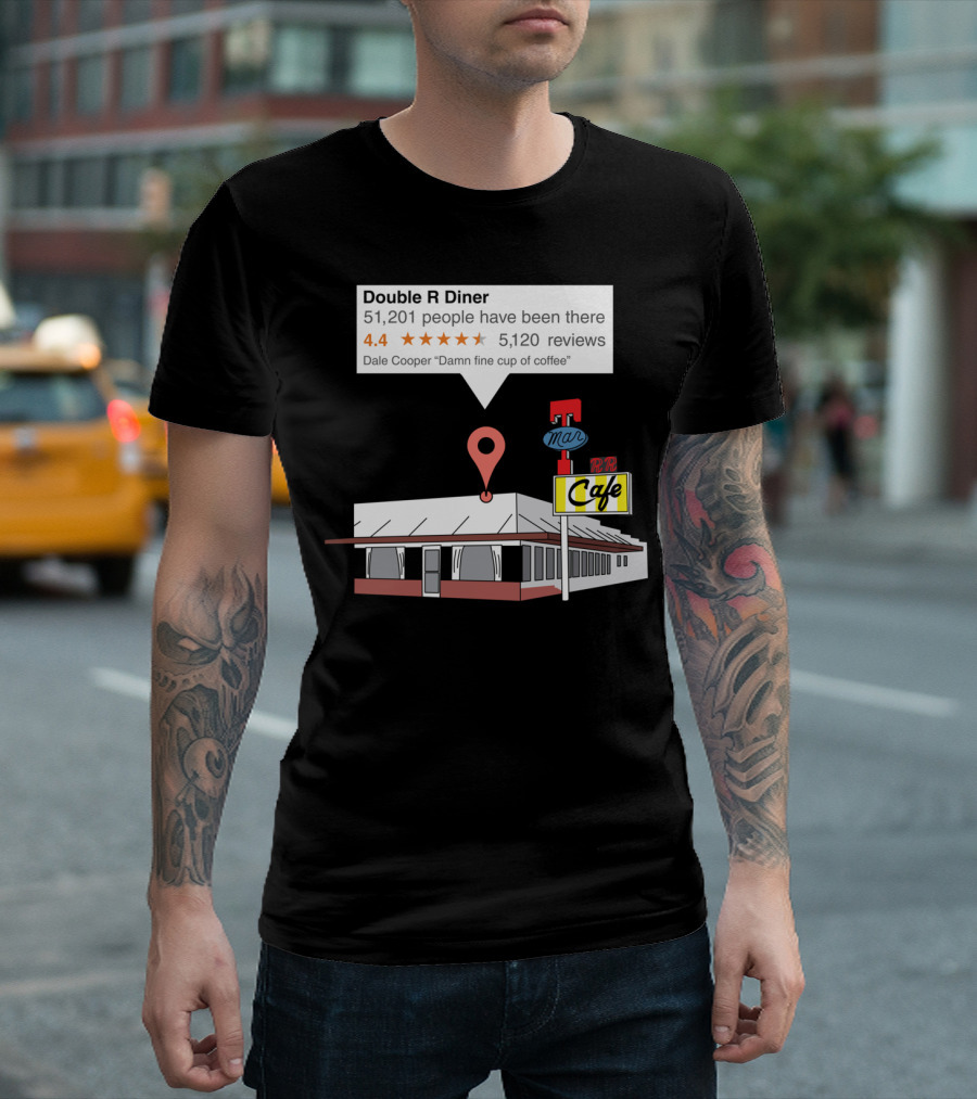 Double R Diner 51,201 People 4.4 Stars 5,120 Reviews Dale Cooper Damn Fine Cup Of Coffee T-Shirt