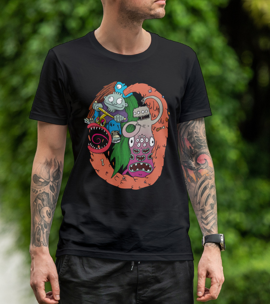 Doubtful Whatsthe Monster Mash Collage T-Shirt