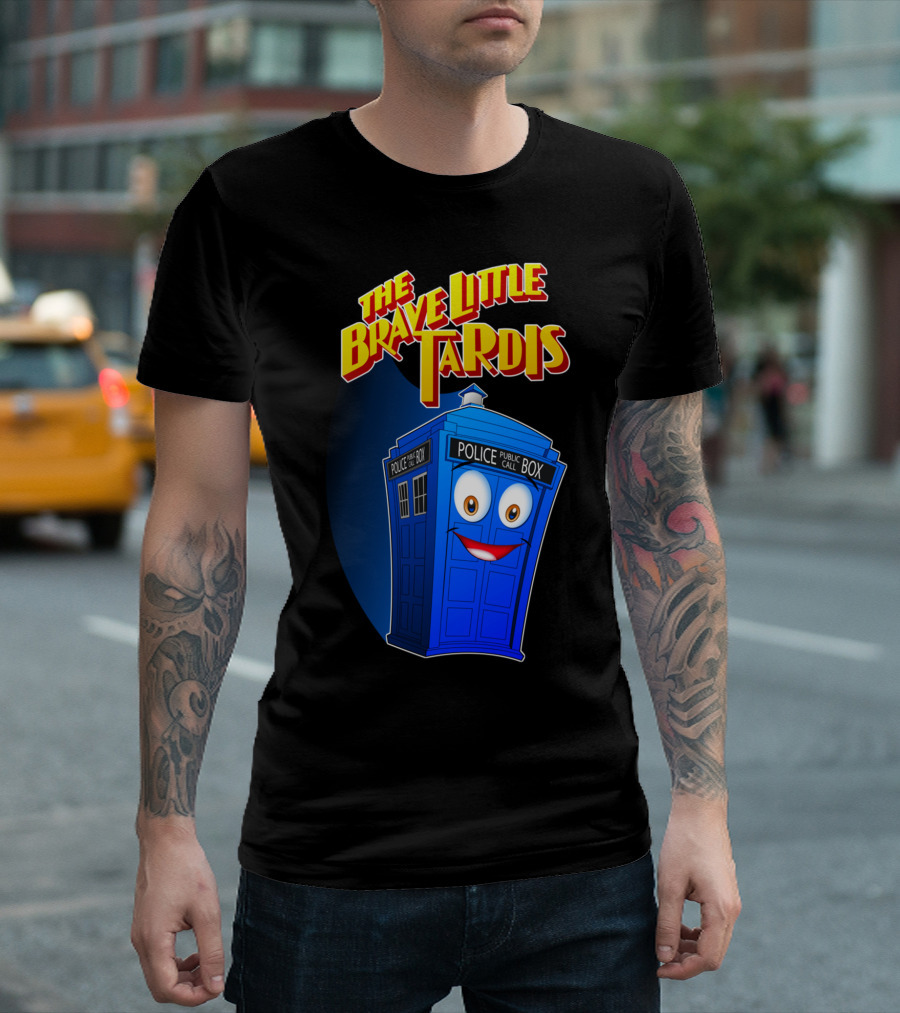 The Brave Little Tardis Police Public Call Box T-Shirt
