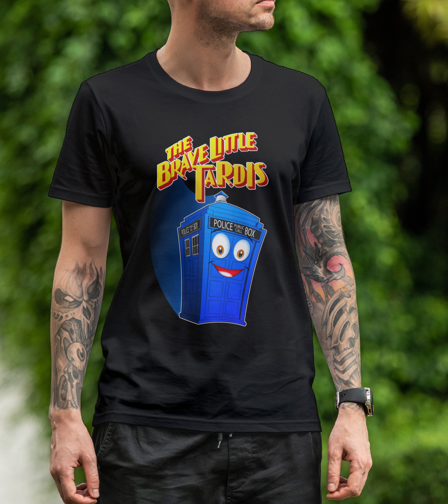 The Brave Little Tardis Police Public Call Box T-Shirt