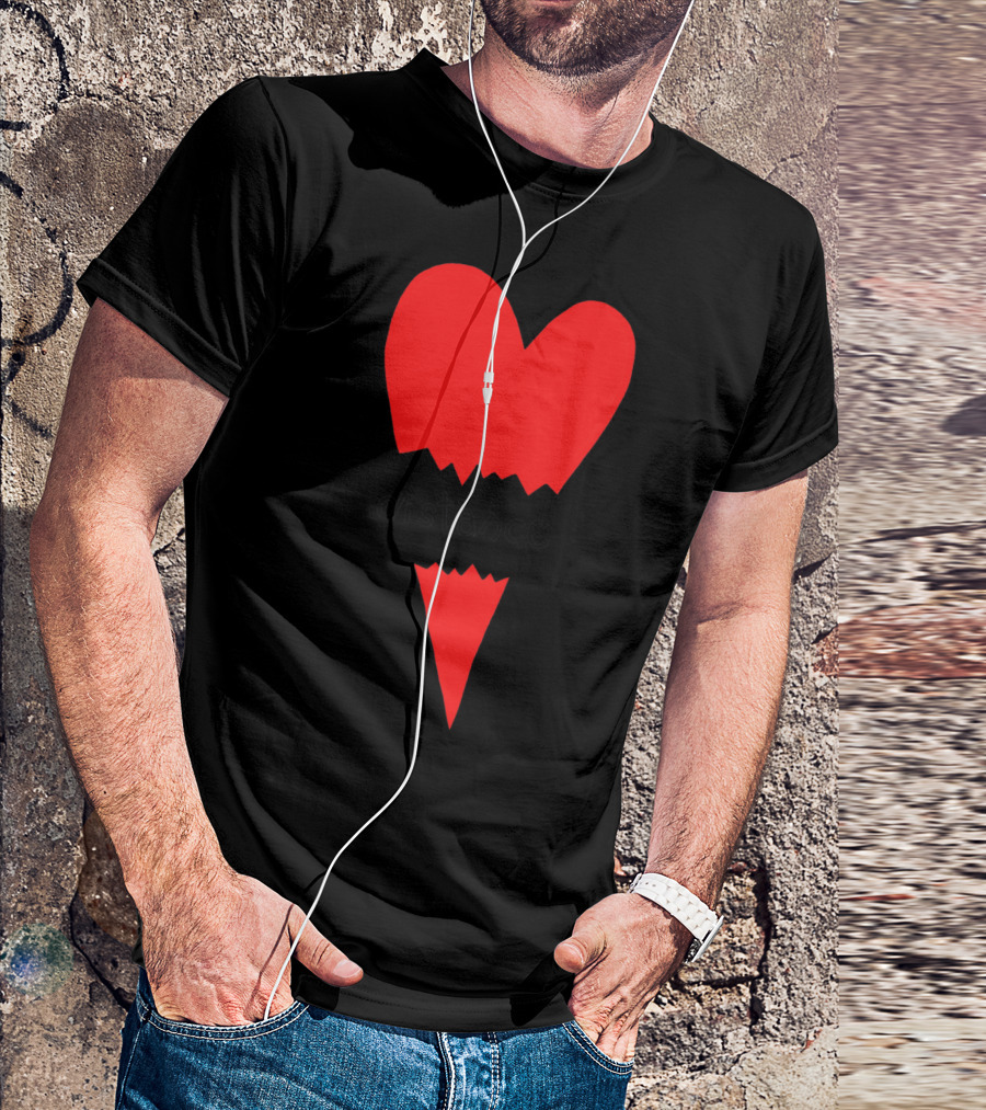 Distance Red Heart T-Shirt