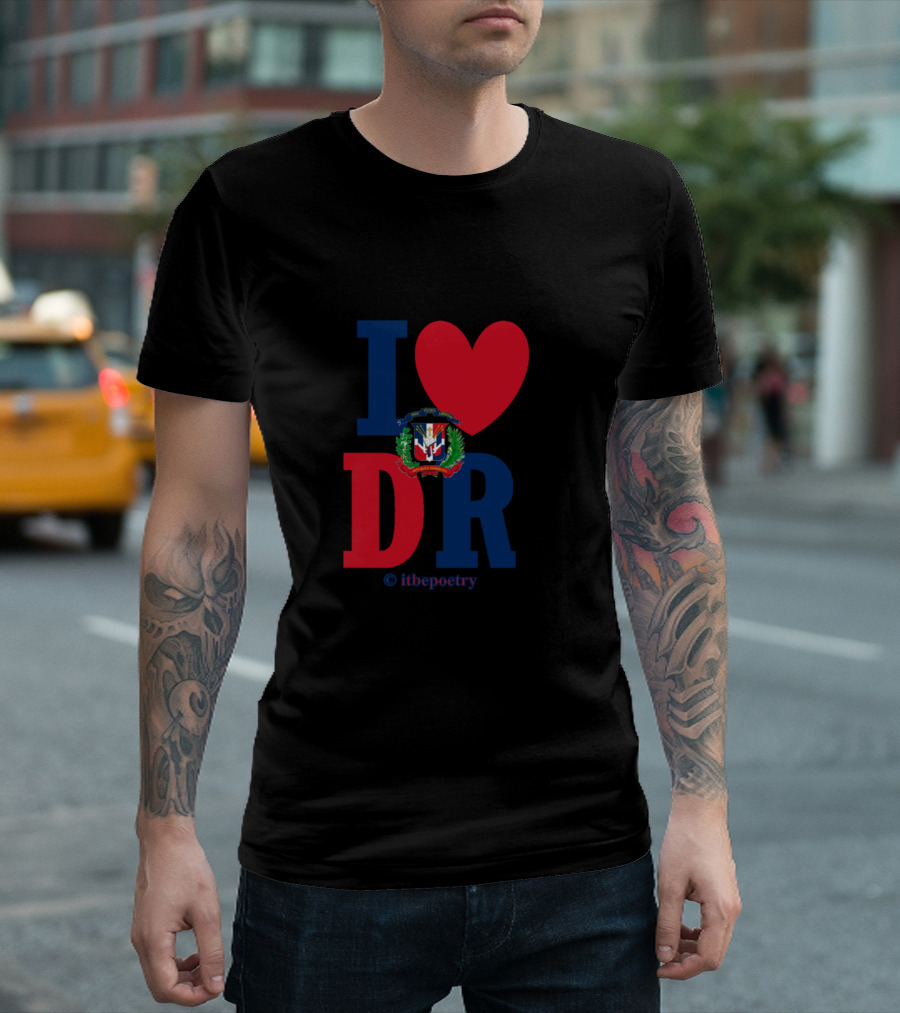 I Love DR Dominican Flag T-Shirt