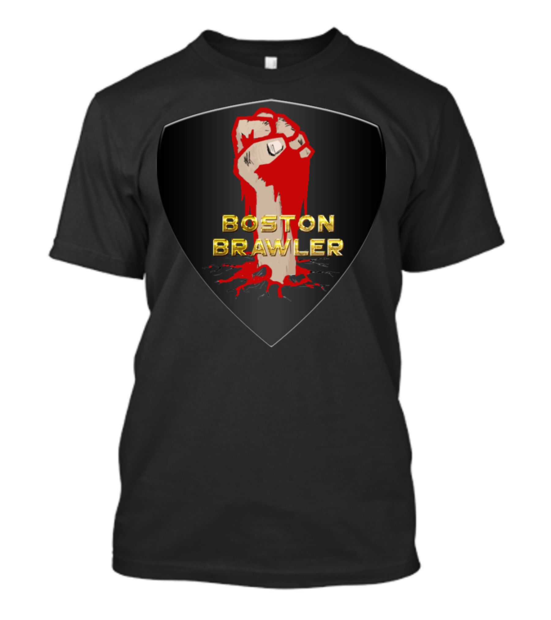 Boston Brawler Fist Emblem T-Shirt