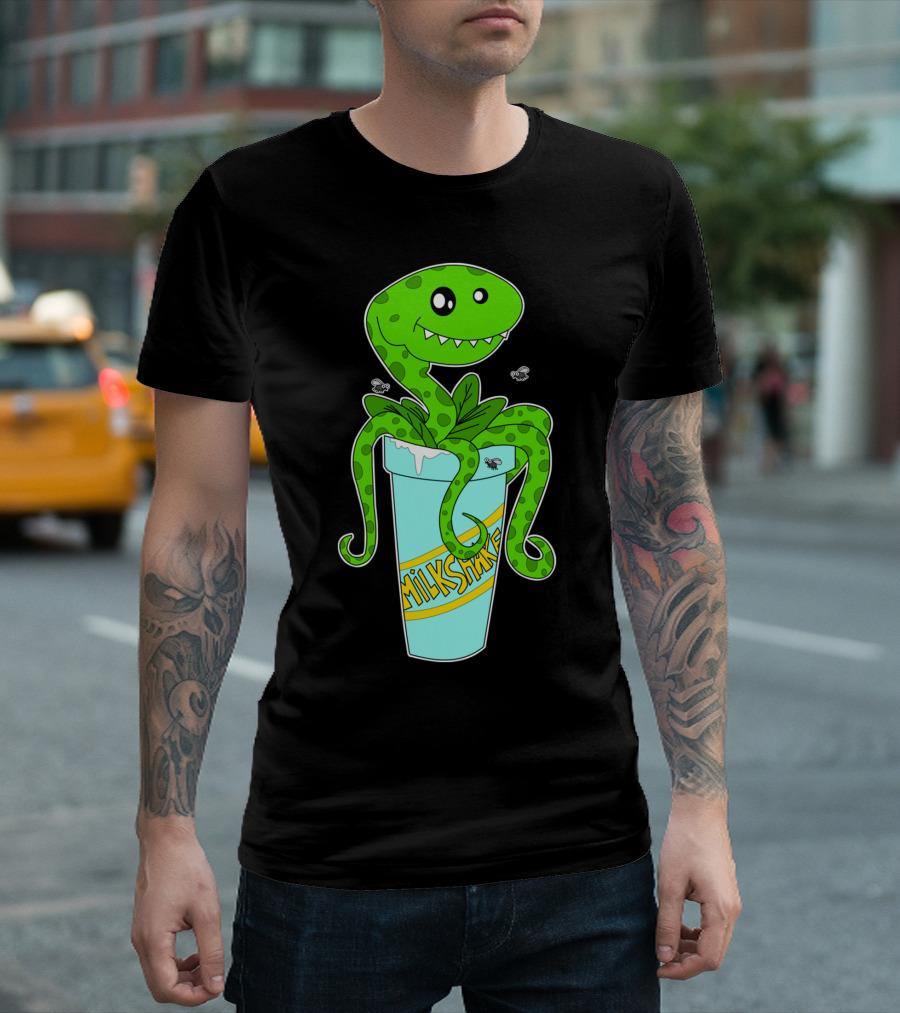 Milkshake Brings All The Flies Alien Creature Cup T-Shirt
