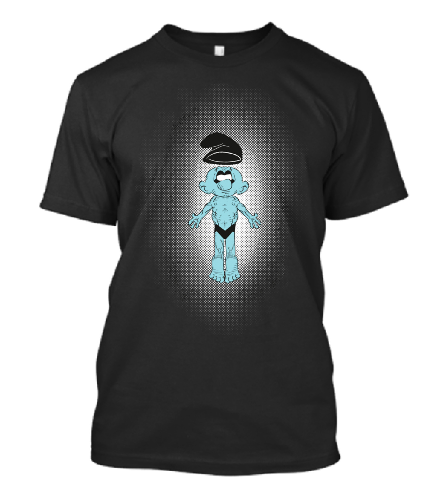 Dr. Manhattan Smurf Blue Watchmen T-Shirt