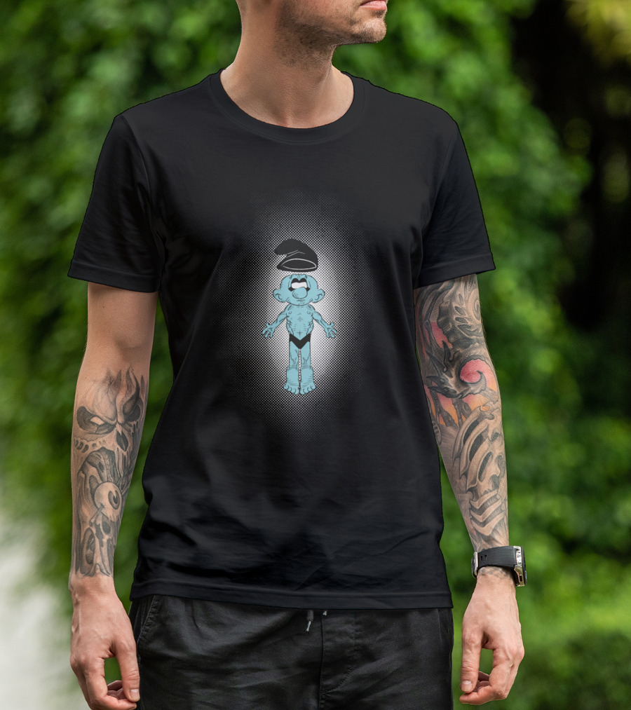 Dr. Manhattan Smurf Blue Watchmen T-Shirt