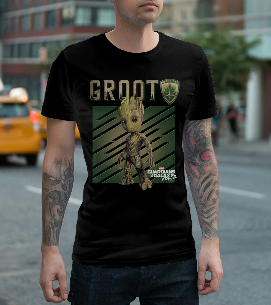 Groot Guardians Marvel Guardians of the Galaxy Vol. 2 T-Shirt