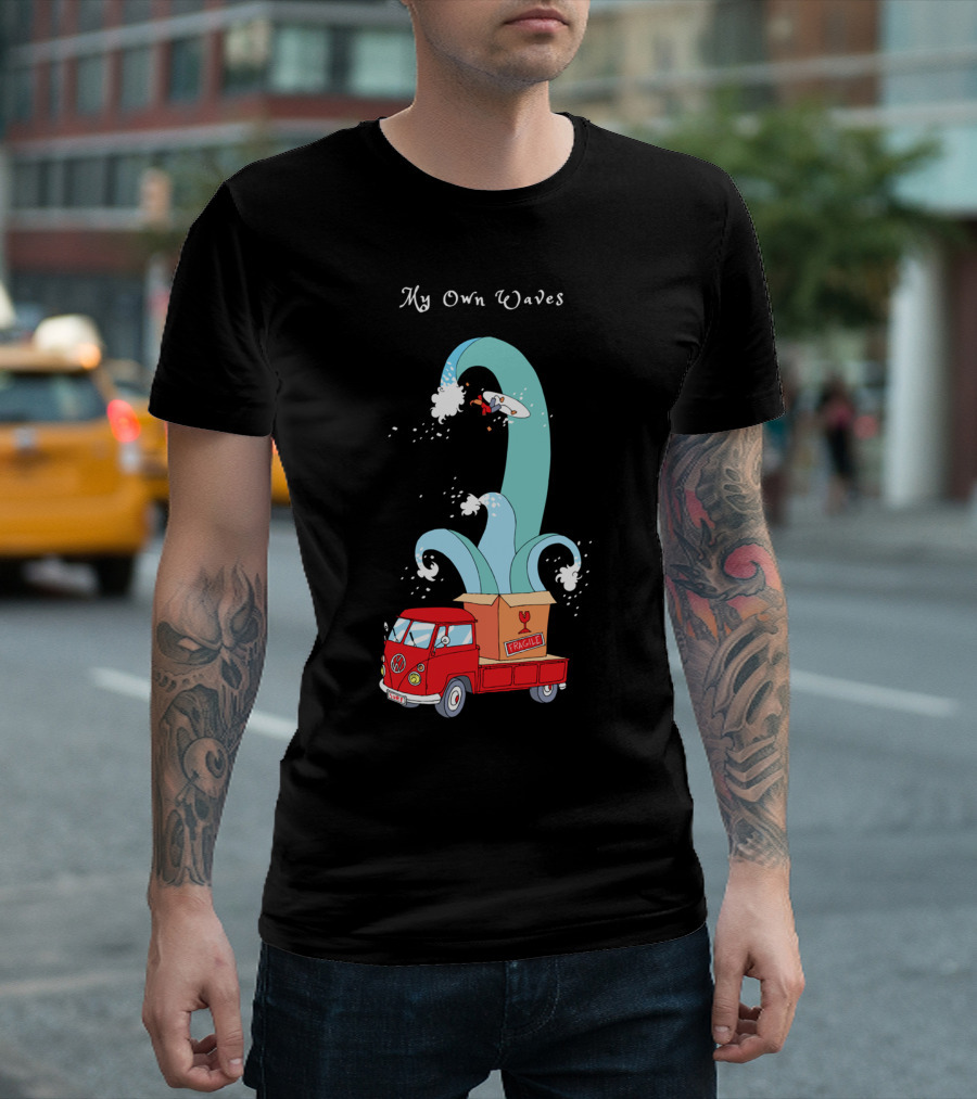 My Own Waves Surfing Van Splash Adventure T-Shirt
