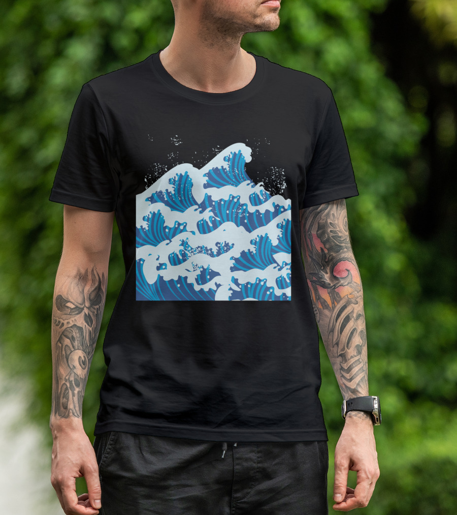 Breaking The Tsunami Wave T-Shirt