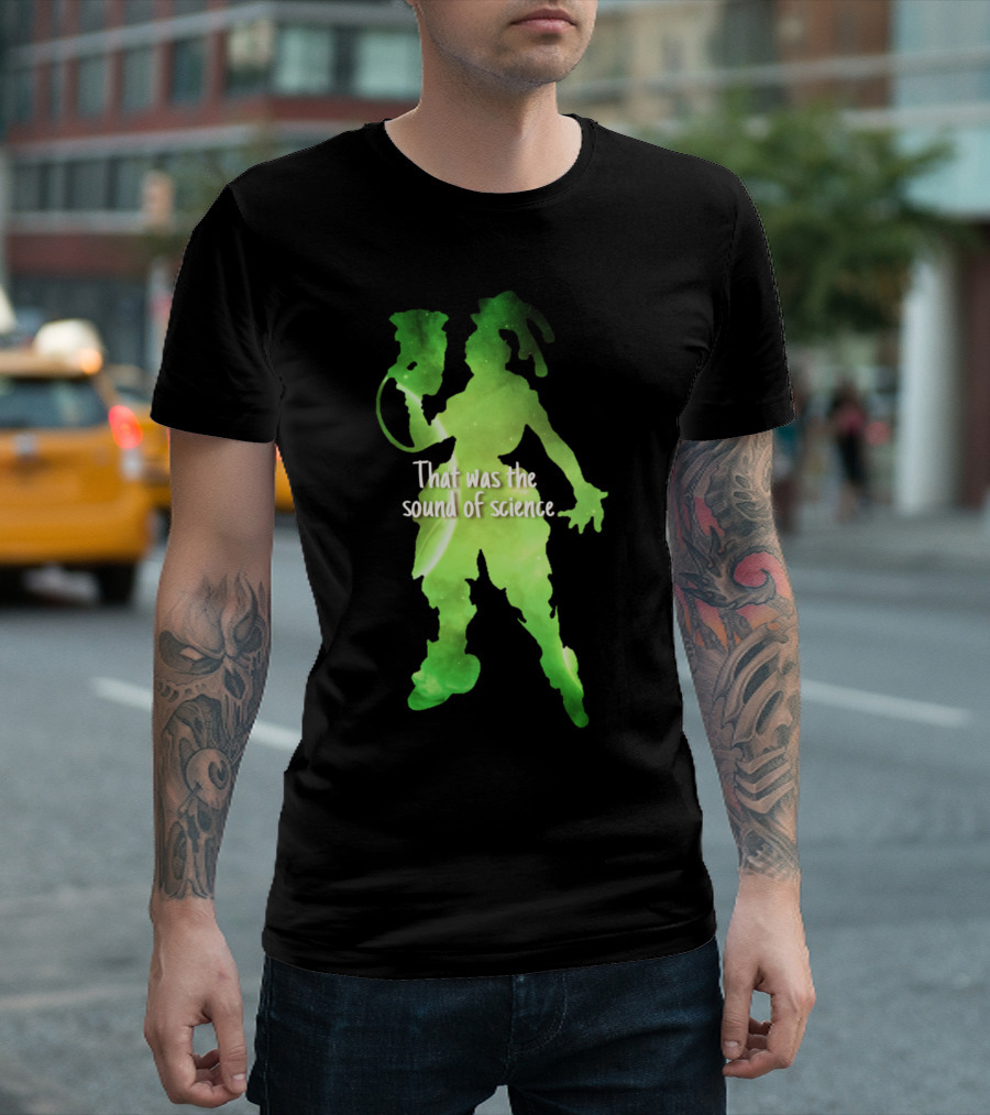 Lucio That Was the Sound of Science Green T-Shirt