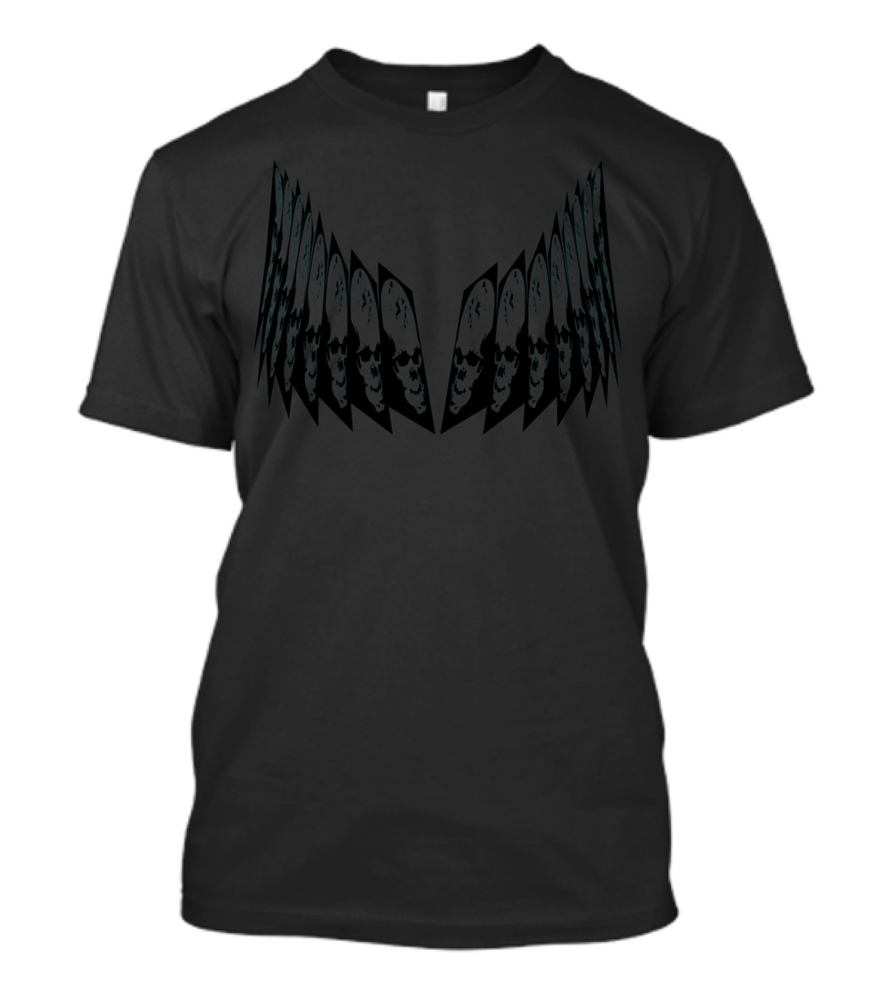 Leanin Skulls Symmetrical T-Shirt