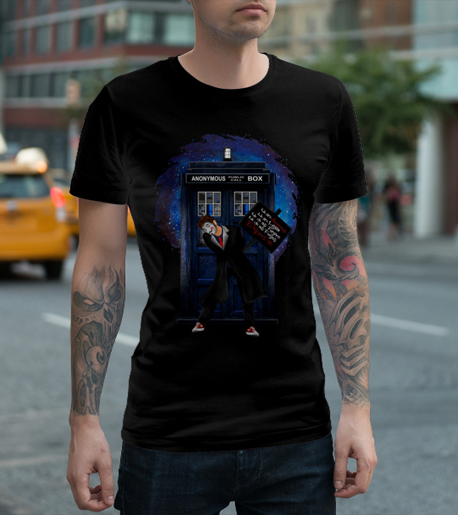 Anonymous Public Call Box Time Traveling Exploration T-Shirt