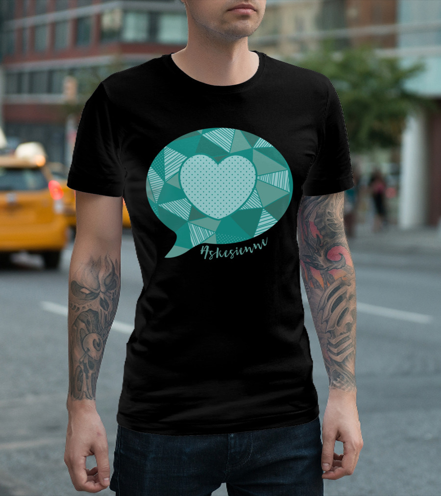 Askesienne Heart Speech Bubble T-Shirt