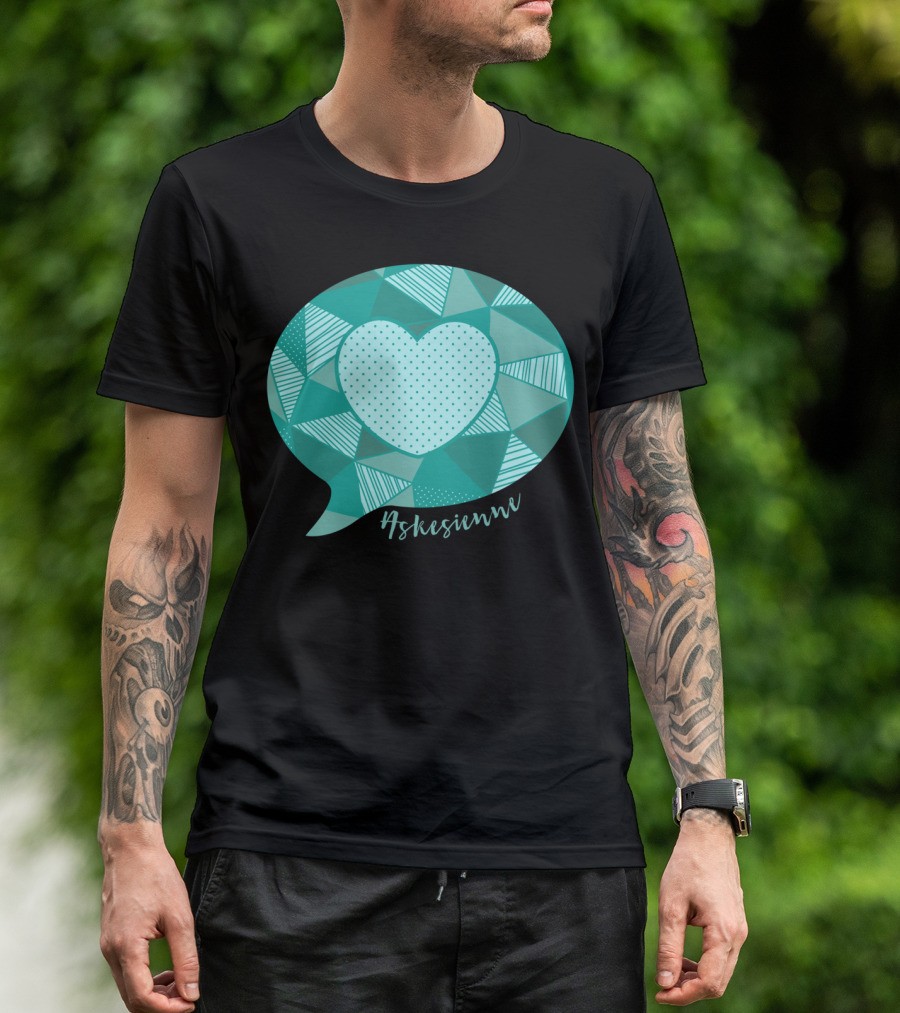 Askesienne Heart Speech Bubble T-Shirt